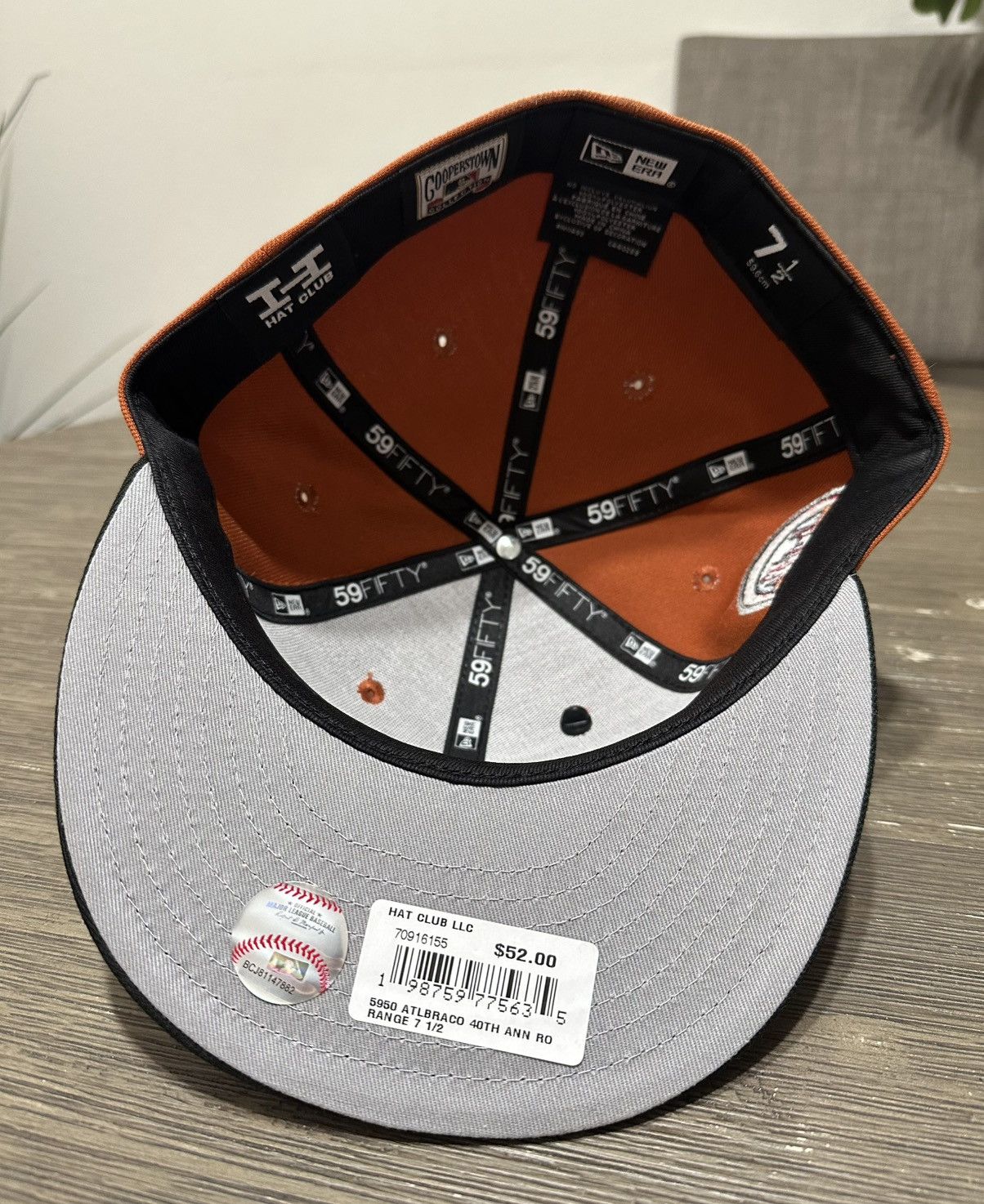 Hat Club × New Era Size 7 1/2 - Hatclub LA Exclusive Atlanta Braves Size ONE SIZE - 4 Thumbnail