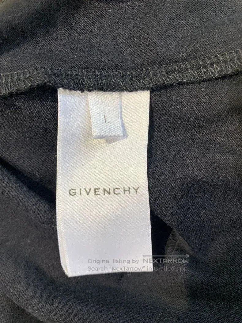 Givenchy Givenchy Letter Embroidered Short Sleeve Tee. Size US L / EU 52-54 / 3 - 6 Thumbnail