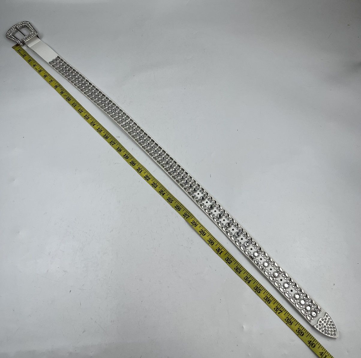 Japanese Brand studded belt tc33 Size 36 - 4 Thumbnail