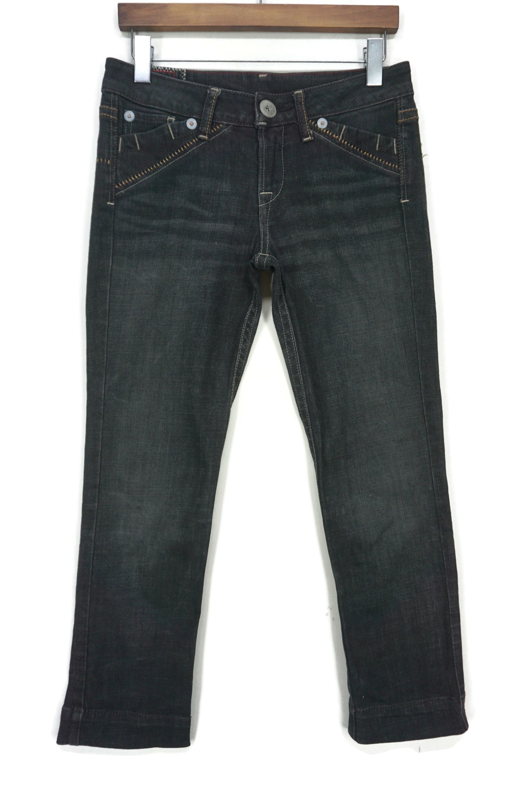 Marithe + Francois Girbaud Marithé et François Girbaud Jeans fit W31xL25.5 Cropped Size 25" / US 0 / IT 36 - 1 Thumbnail