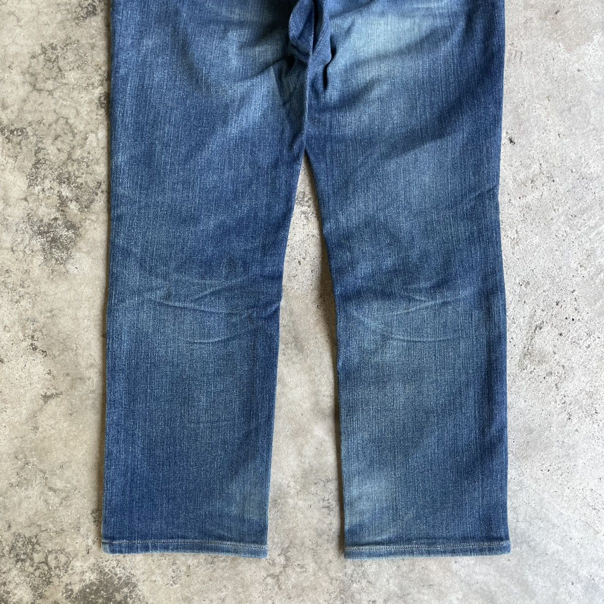Edwin 🔥Vintage Edwin 503 Stoned Washed Distress Denim Jeans Size US 34 / EU 50 - 6 Thumbnail