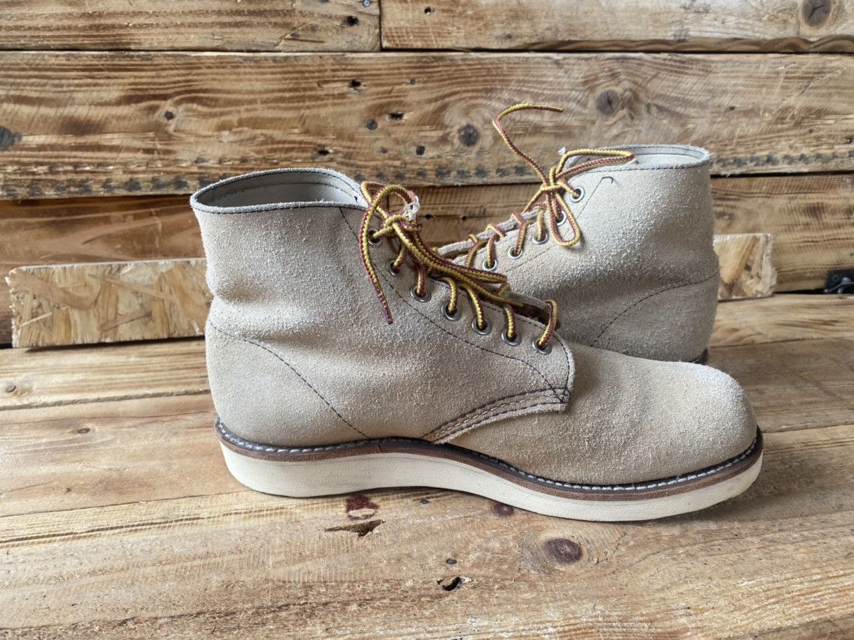 Red Wing Redwing roundtoe tan brown suede leather boots sz 39 Size US 7 / EU 40 - 11 Thumbnail