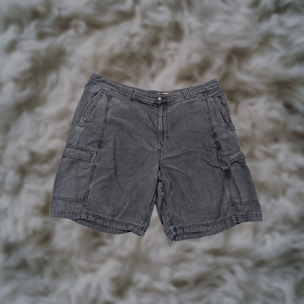 Tommy Bahama Tommy Bahama Relax Cargo Shorts Mens 42 Gray Cotton Lyocell Zip Fly Front Pockets 10 In Inseam Casual Summer Relax Mens Size US 42 / EU 58 - 1 Thumbnail
