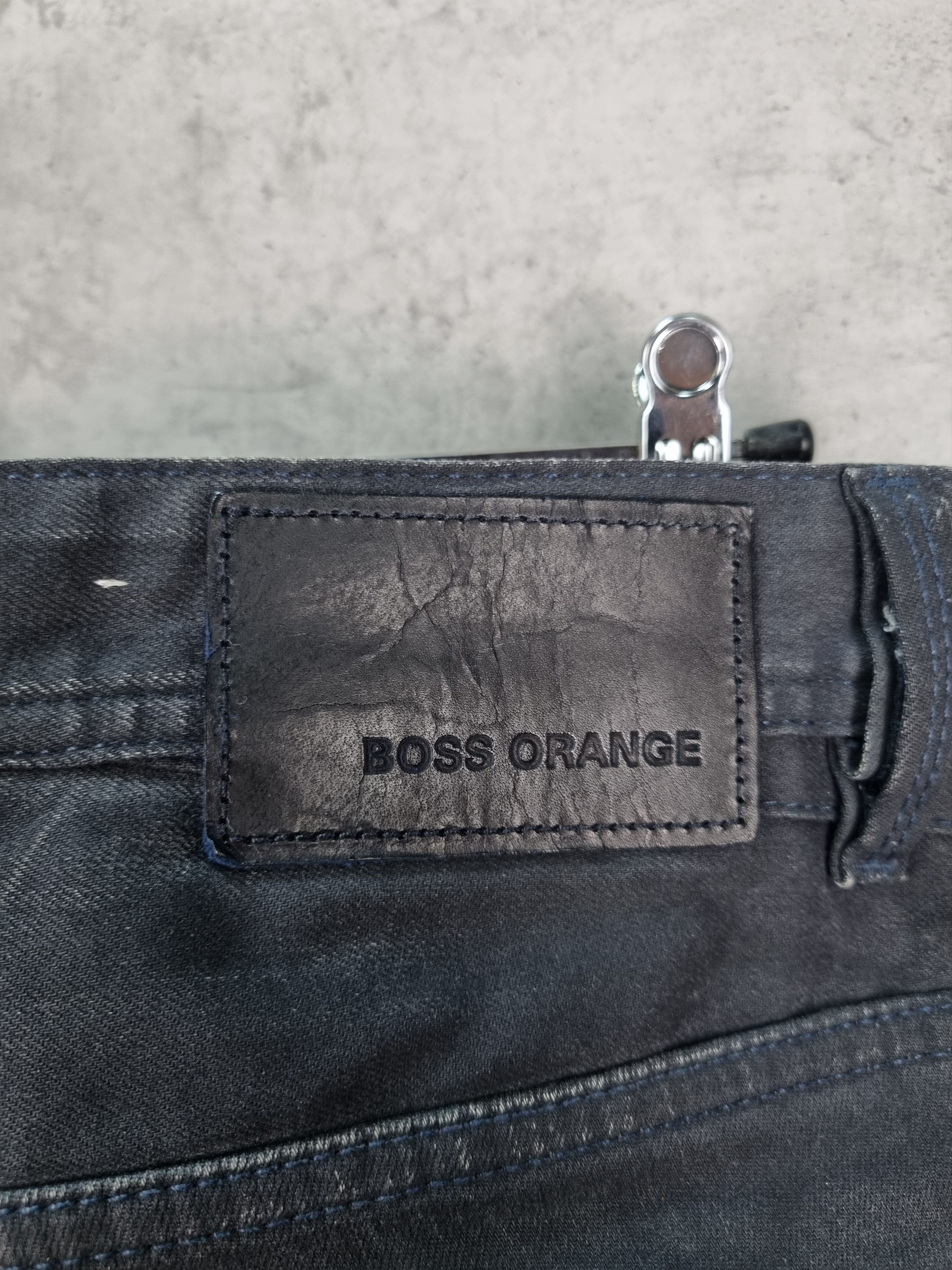 Hugo Boss Waxed Boss Orange 63 Denim Slim Fit Jeans Size US 36 / EU 52 - 6 Thumbnail
