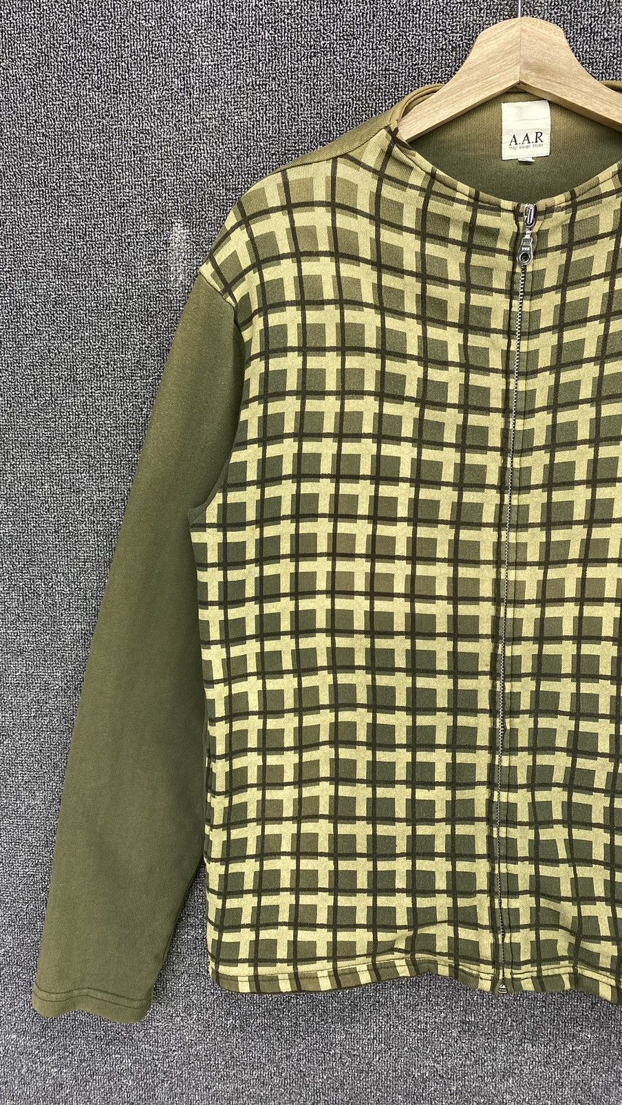 Yohji Yamamoto Vintage A.A.R Yohji Design Studio Shadows Plaid Jacket Size M / US 6-8 / IT 42-44 - 3 Thumbnail
