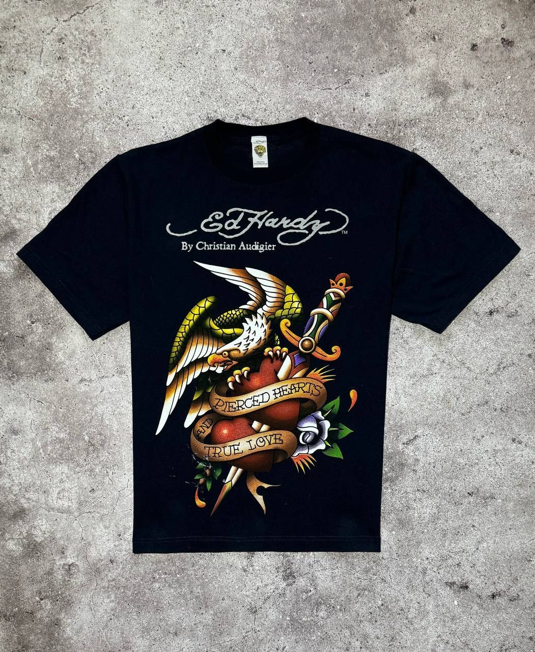 Christian Audigier × Ed Hardy × Vintage Ed Hardy by Christian Audigier Vintage T-shirt Japanese y2k Size US L / EU 52-54 / 3 - 1 Thumbnail