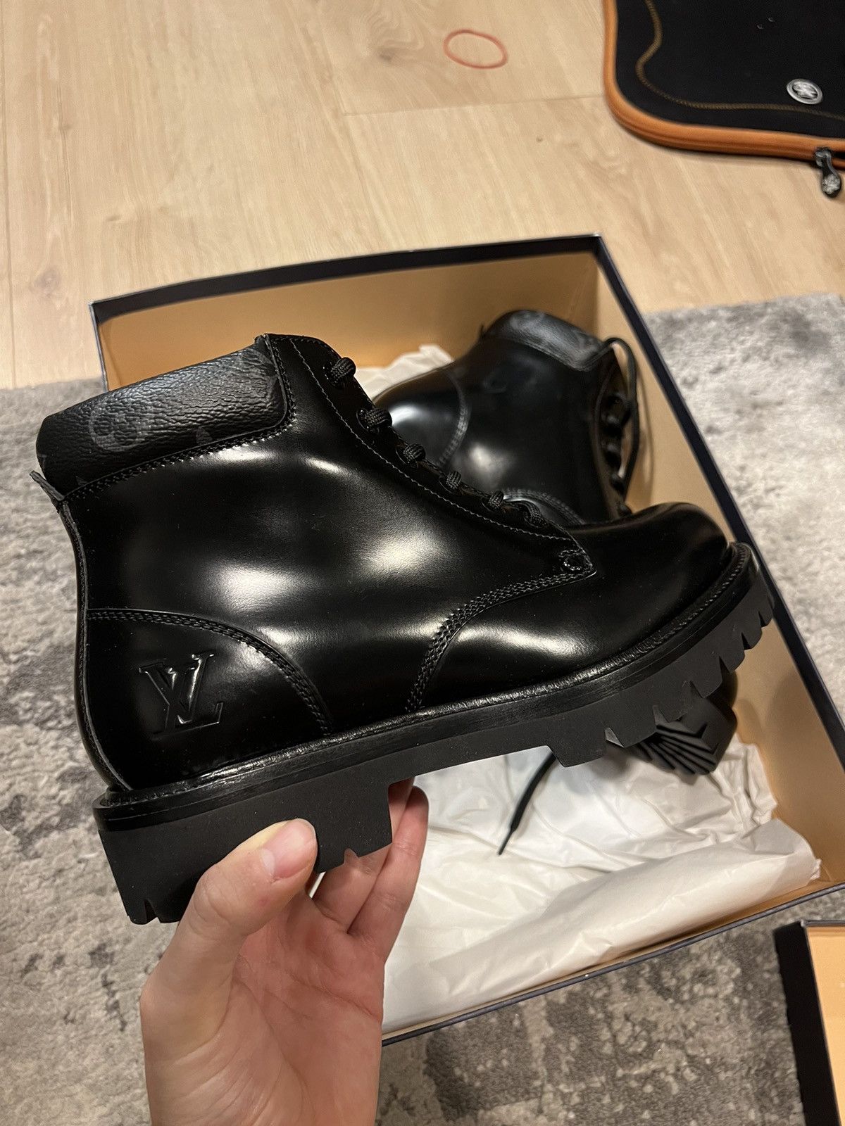 Louis Vuitton Oberkampf Ankle Boot Grailed