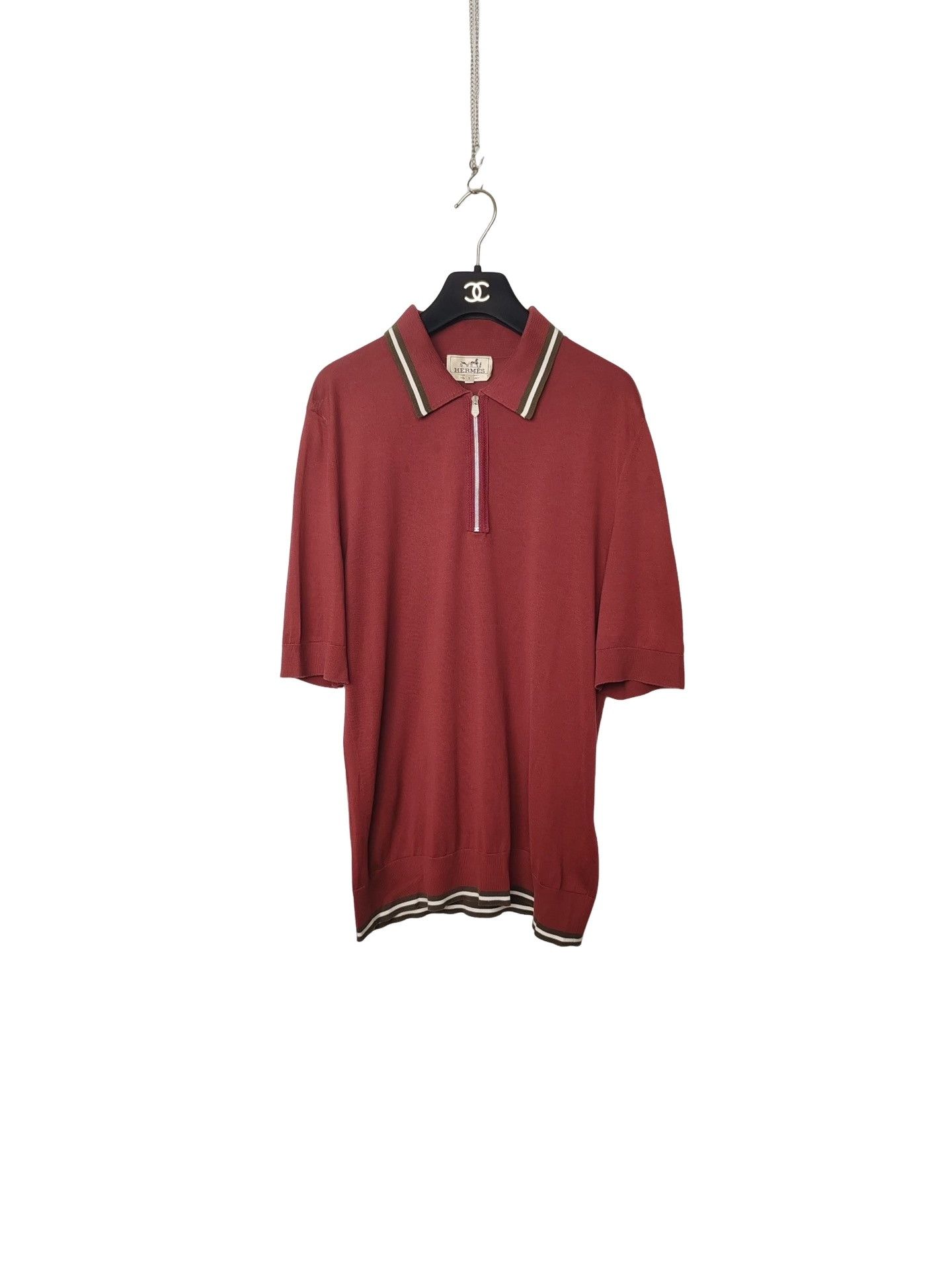 Hermes Hermes Knit Polo Shirt Size XS Size US XS / EU 42 / 0 - 1 Thumbnail