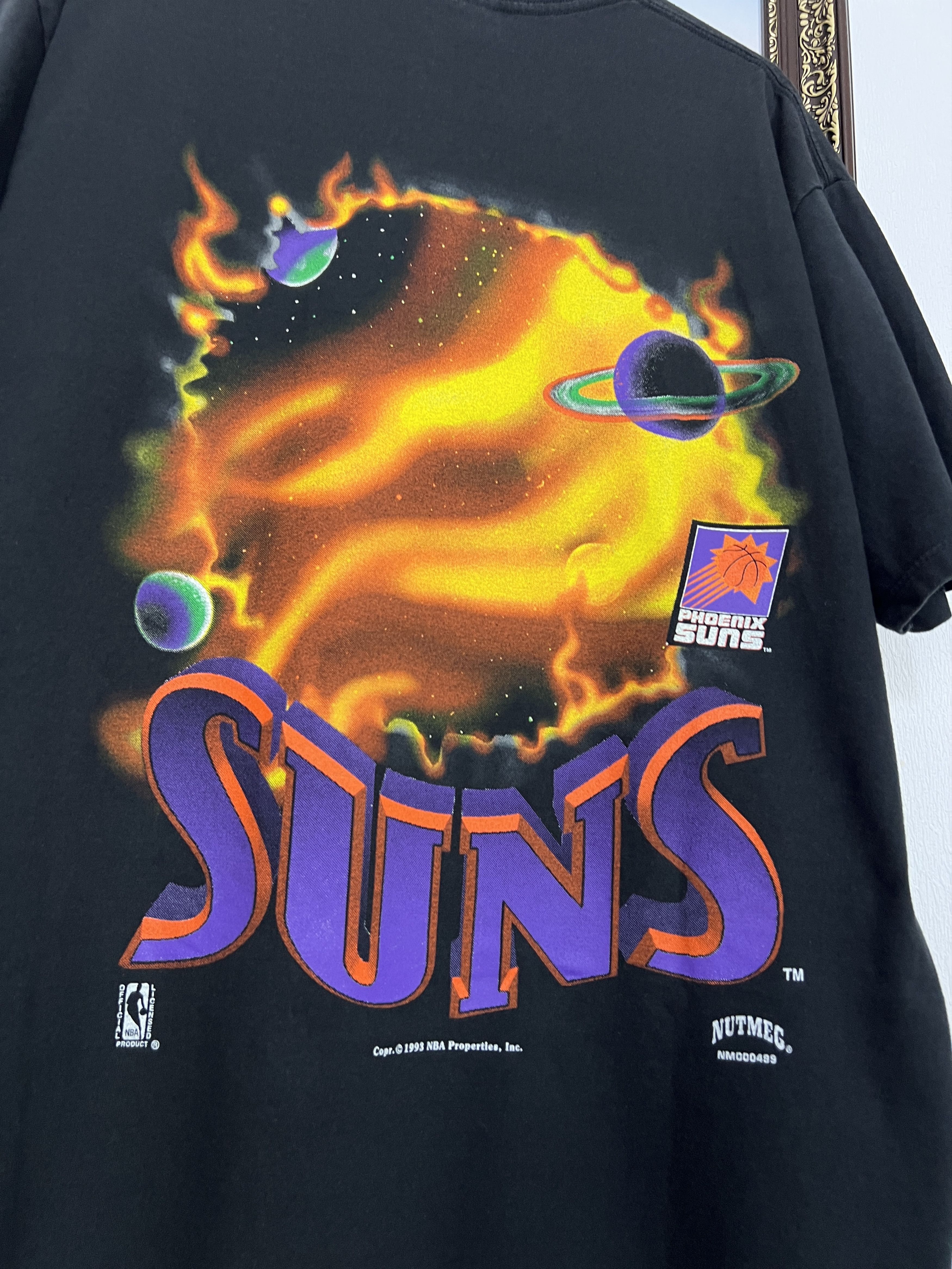 Nutmeg Vintage 90's Phoenix Suns Over Print NBA Shirt Jersey Rare Size US XL / EU 56 / 4 - 8 Thumbnail