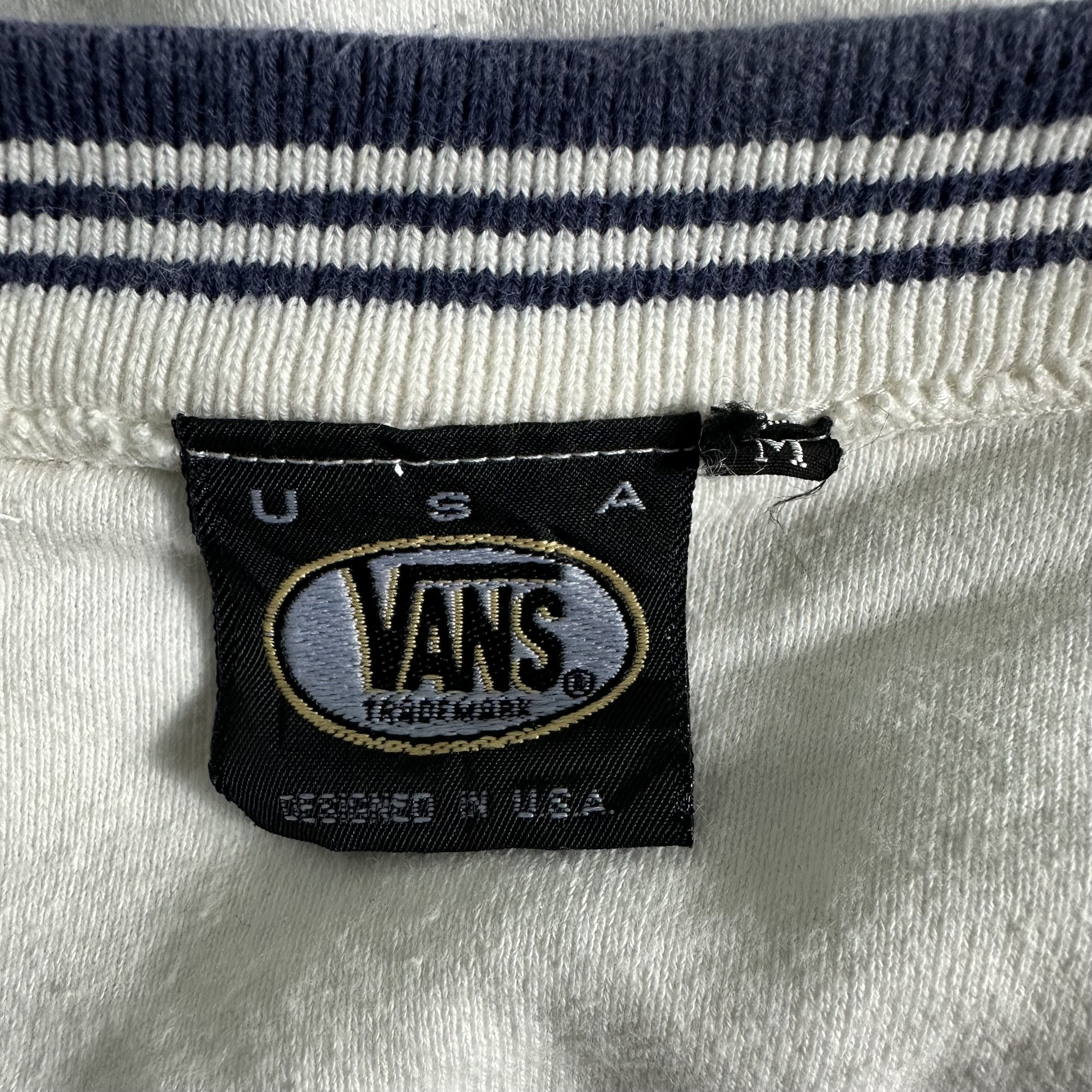 Vans 🔥RARE🔥Vintage Vans Sweatshirt Pullover V-Neck Sweatshirt Size US M / EU 48-50 / 2 - 4 Thumbnail