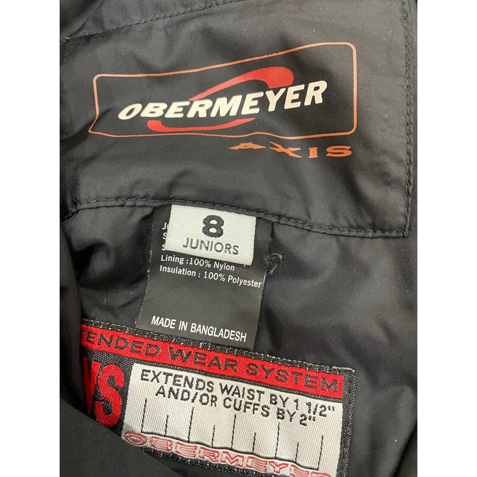 Obermeyer Obermeyer boy Black Zippered Pockets Size 8 A000101 Size US 27 - 5 Thumbnail