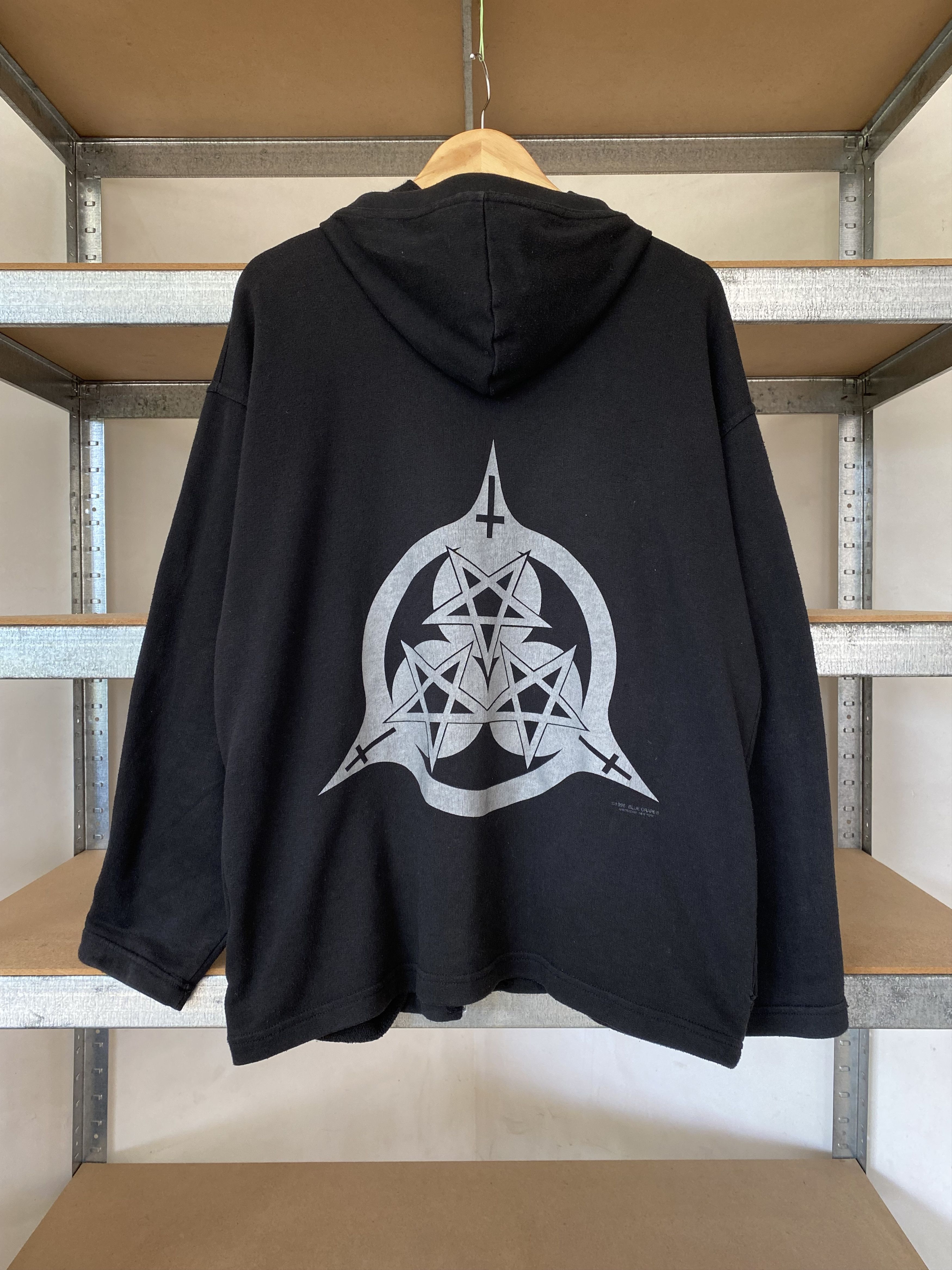 Band Tees × Vintage Deicide Vintage 1995 Behind The Light Zip Up Hoodie Size US XL / EU 56 / 4 - 2 Thumbnail