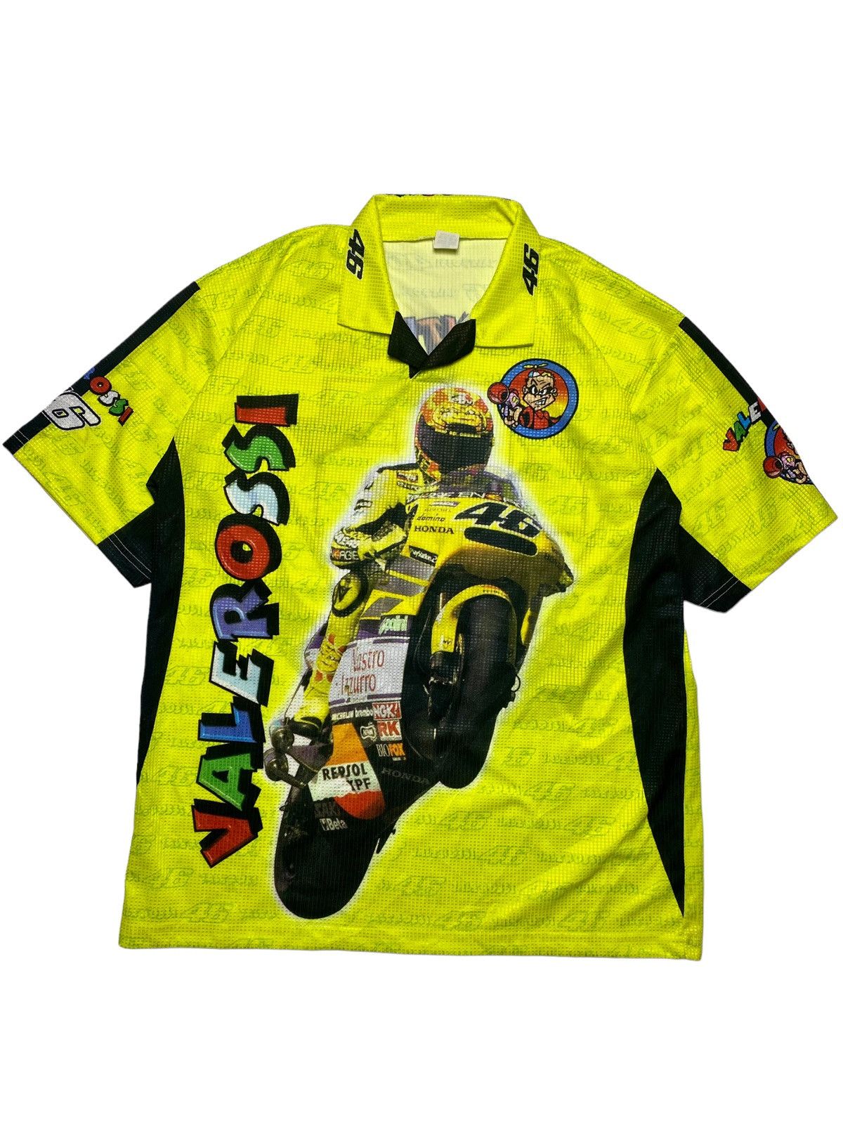 Vintage 1990s Valentino Rossi Souvenirs Jersey Size US L / EU 52-54 / 3 - 6 Thumbnail