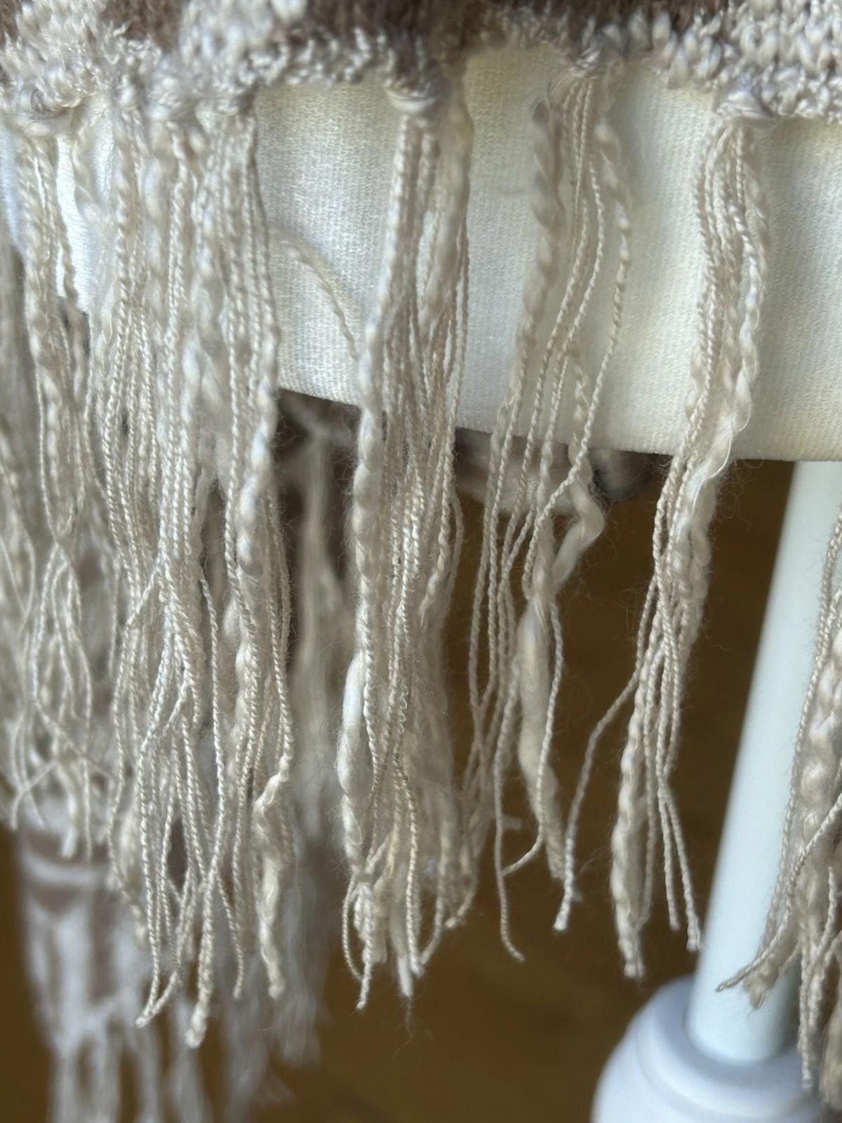 Other Hippie Rose Crocheted Sweater Vest Fringe Boho Festival Size S / US 4 / IT 40 - 3 Thumbnail