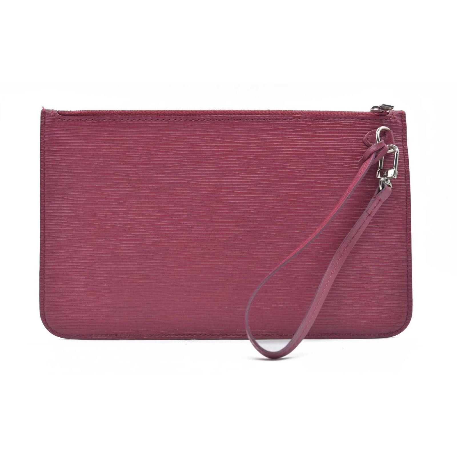 Louis Vuitton Louis Vuitton Epi Leather Neverfull Pochette Fuchsia SR2103 Size ONE SIZE - 8 Thumbnail
