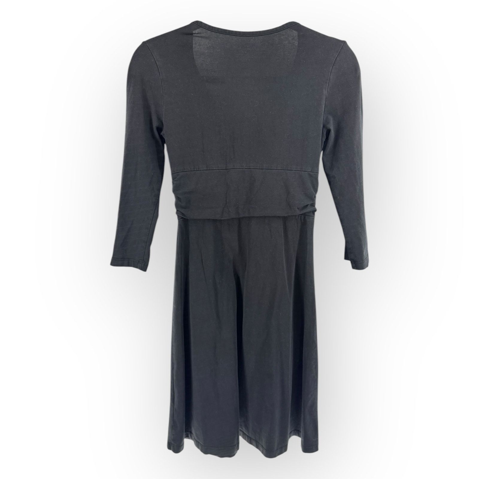 Patagonia Patagonia Women’s Black Wrap Midi Dress 3/4 Sleeve Flare XS Size XS / US 0-2 / IT 36-38 - 5 Thumbnail