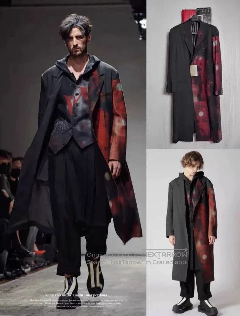 Yohji Yamamoto Yohji Yamamoto 23SS Abstract Pattern Coat. Size US M / EU 48-50 / 2 - 1 Thumbnail
