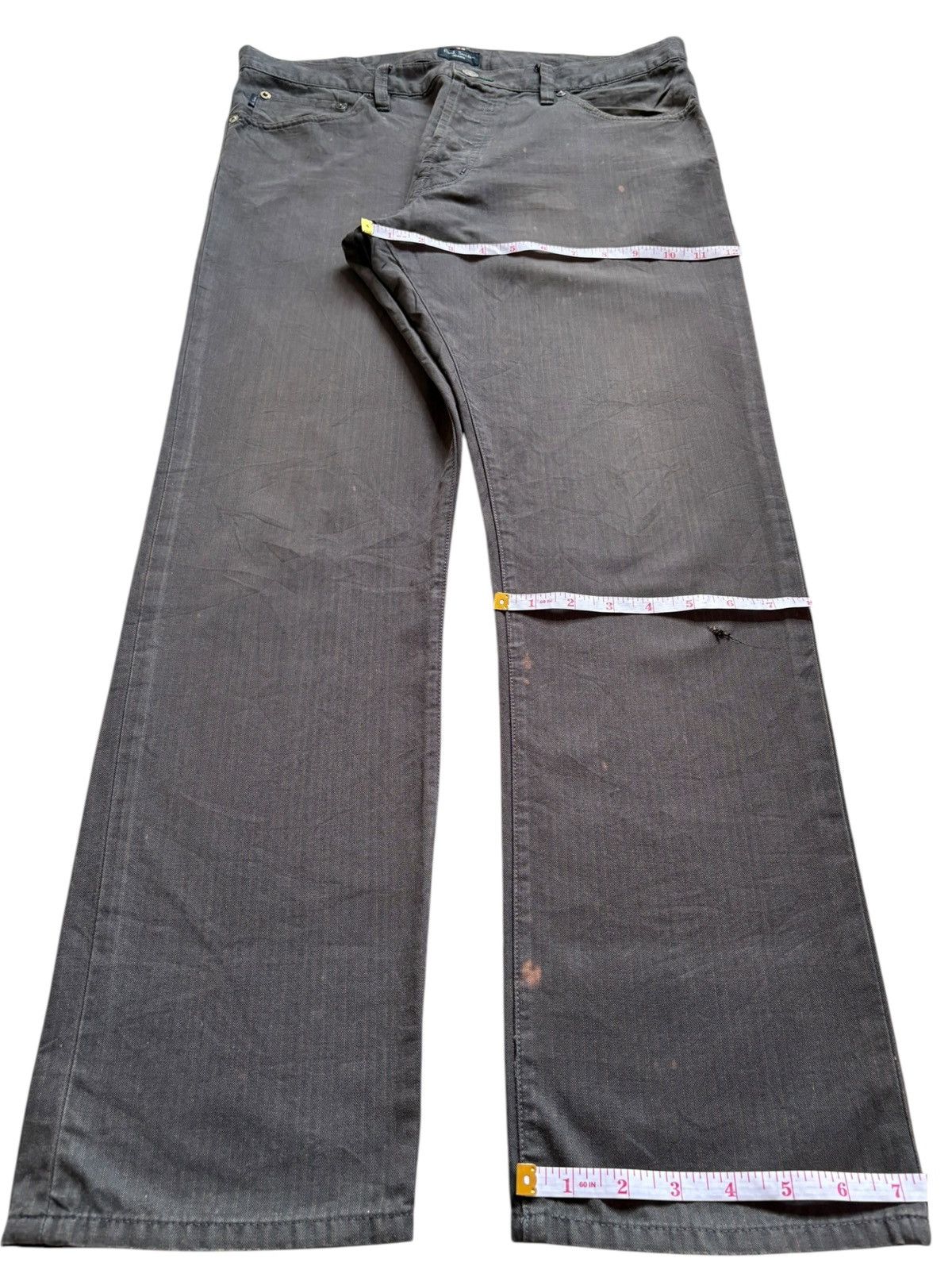 Paul Smith Vintage Paul Smith Button Fly Distressed Denim Pant Jeans Size US 34 / EU 50 - 13 Thumbnail