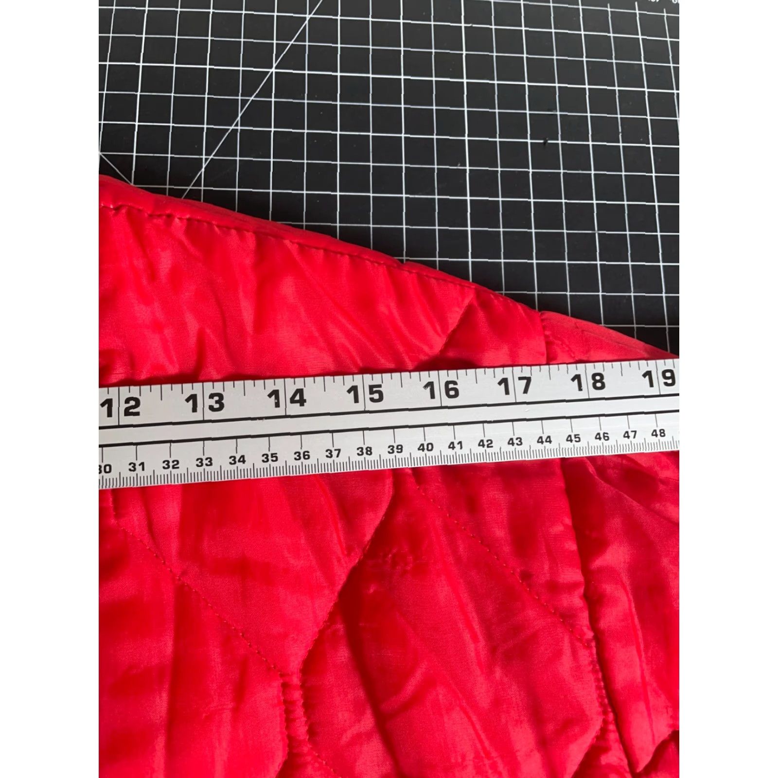 Vintage Vintage 70s Quilted Liner Jacket Men's Medium Red Lightweight Zip Snap Prentice Button Size US M / EU 48-50 / 2 - 7 Thumbnail
