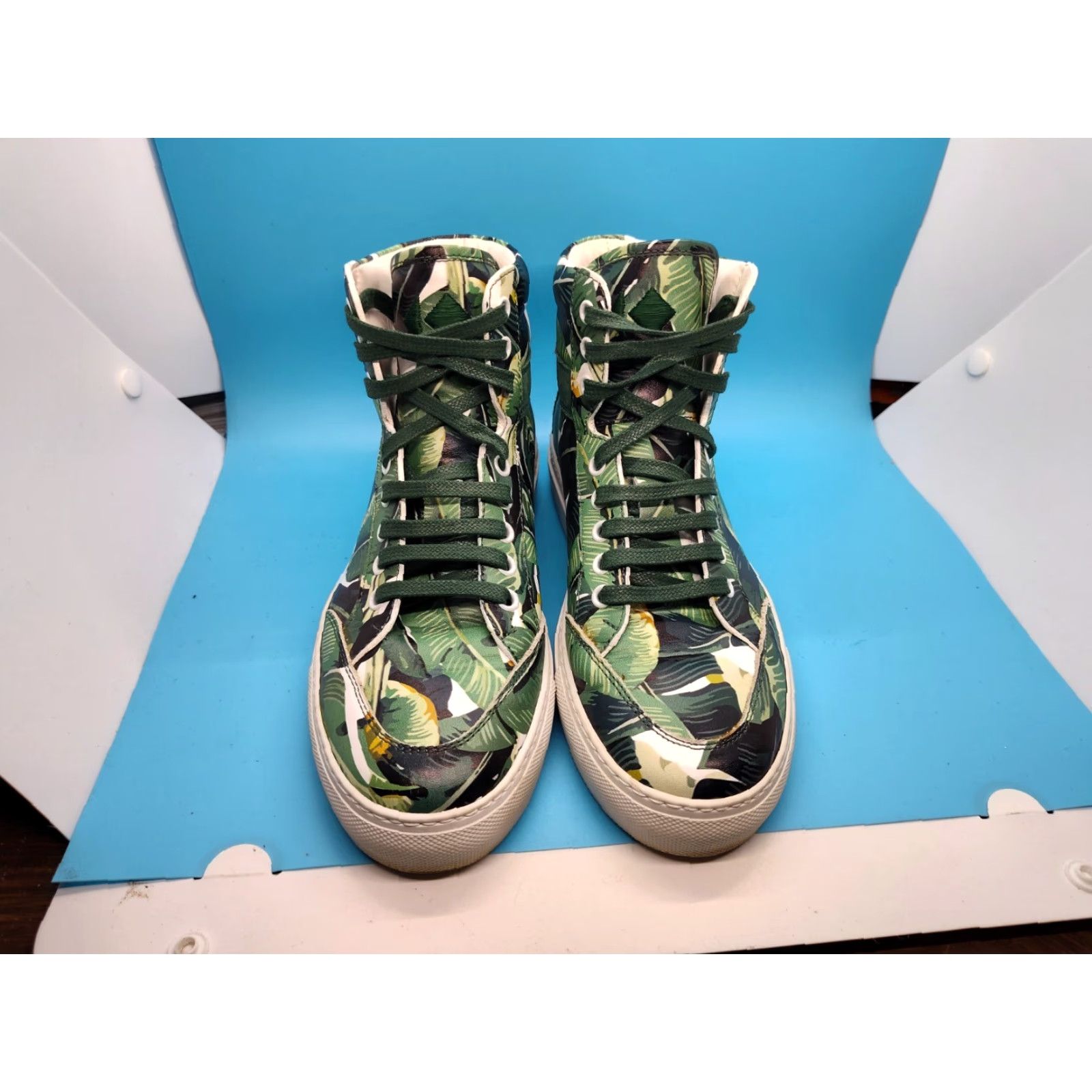 Koio KOIO x Beverly Hills Hotel and Bungalows Sneakers LE Signature Palm Print Italy Size US 5 / EU 37 - 2 Thumbnail