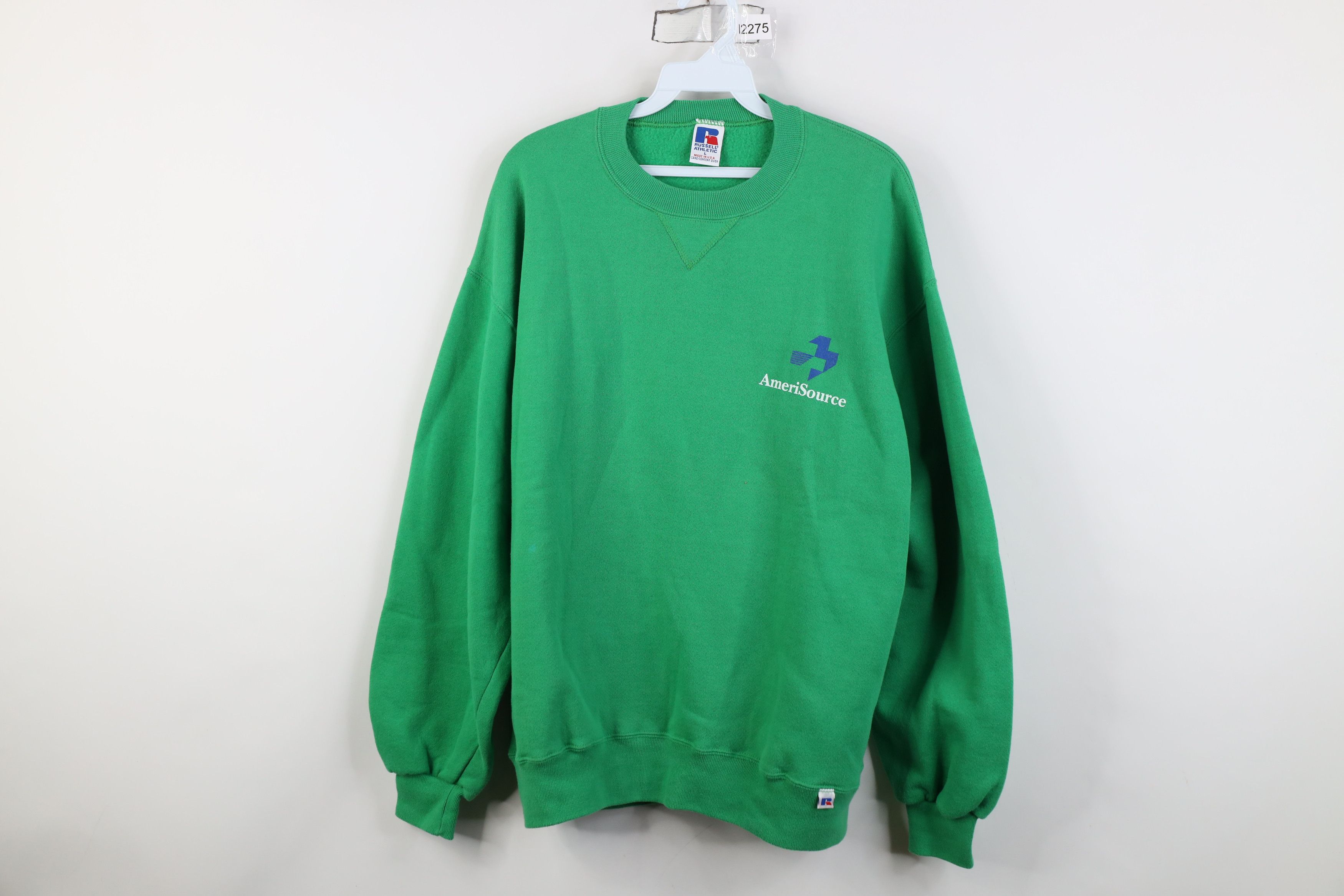 Russell Athletic Vintage 90s Russell Athletic Amerisource Sweatshirt USA Size US L / EU 52-54 / 3 - 1 Thumbnail
