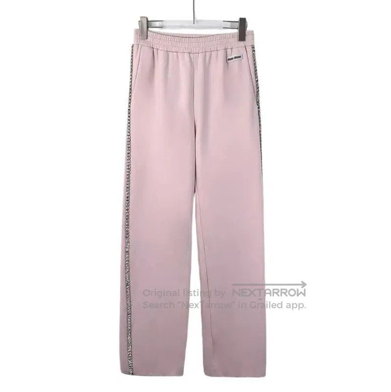 Miu Miu Miu Miu Pink Casual Pants for Women . Size 22" - 1 Thumbnail
