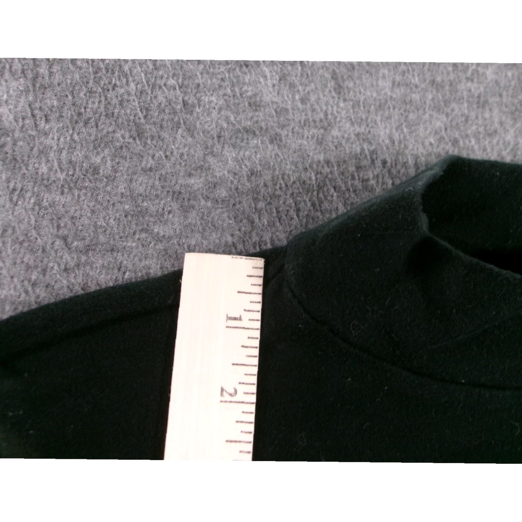 Vintage White Stag Black Mock Neck T-Shirt Women Large Casual Basic Long Sleeve Size L / US 10 / IT 46 - 4 Thumbnail