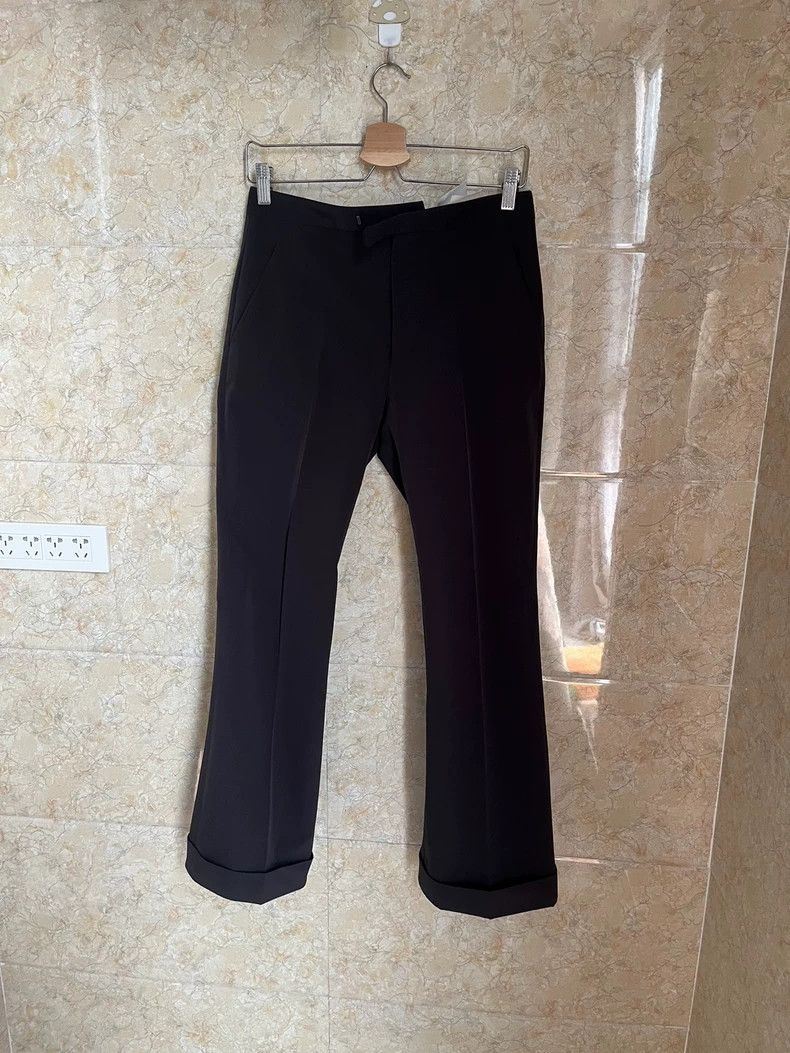 Maison Margiela Maison Margiela Black Flared Trousers Size US 26 / EU 42 - 1 Thumbnail