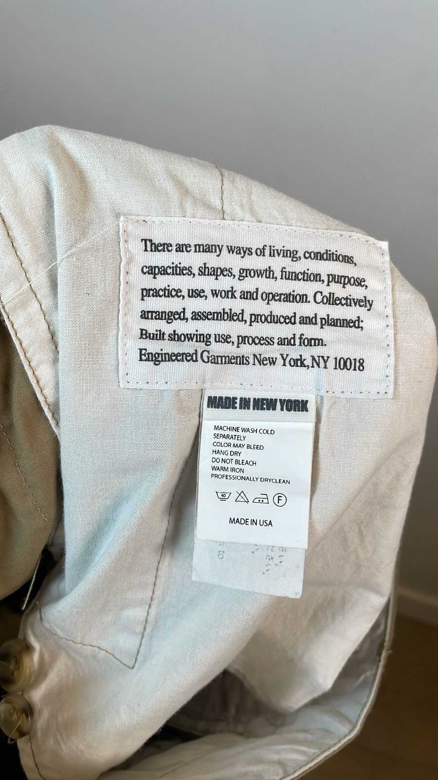 Engineered Garments Engineered Garments Khaki Cargo Shorts – Talon Zipper Size US 31 - 4 Thumbnail
