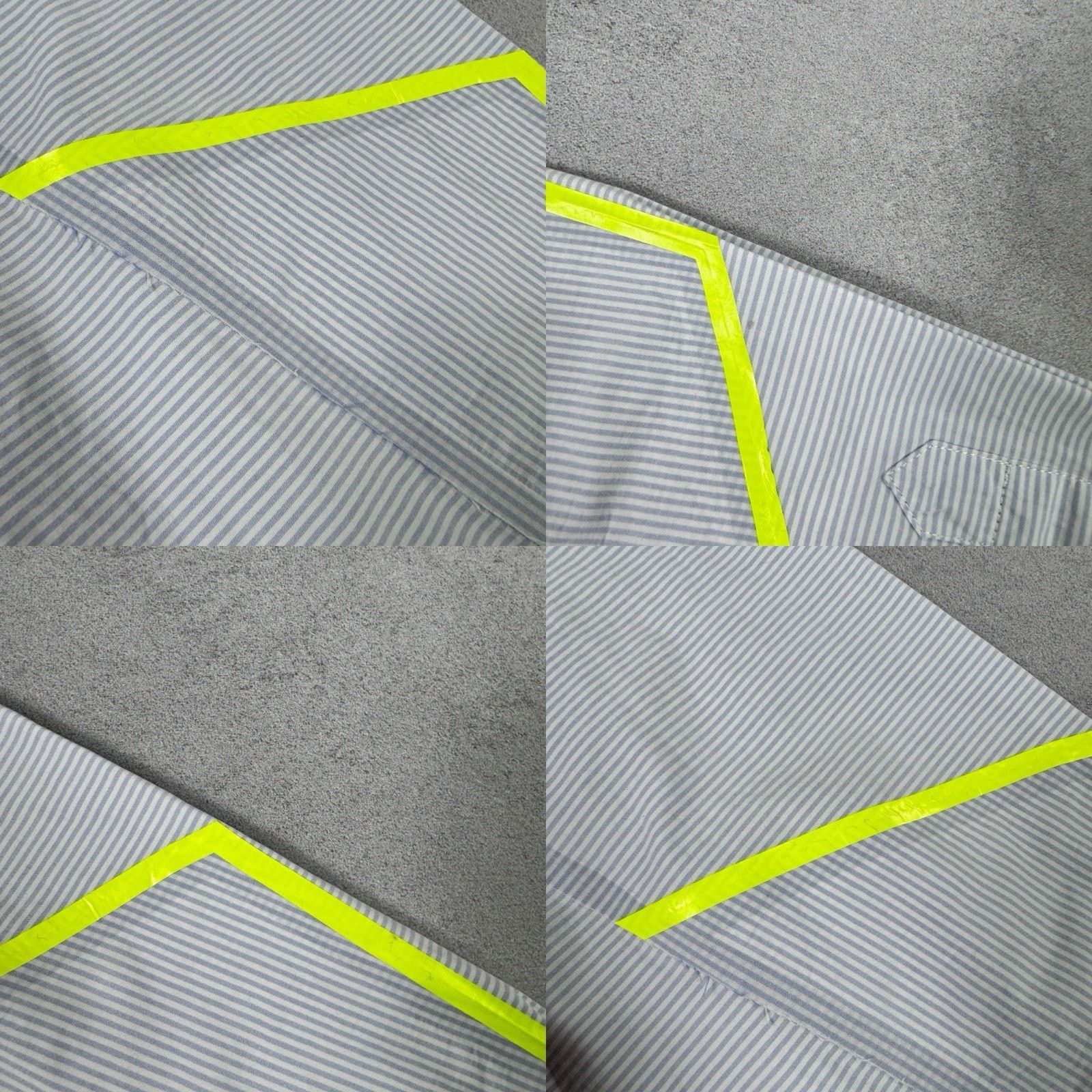 OAMC OAMC LS FRAME SHIRT Lo Blue/White Stripe/Flo Yellow Rigid Size US L / EU 52-54 / 3 - 22 Thumbnail