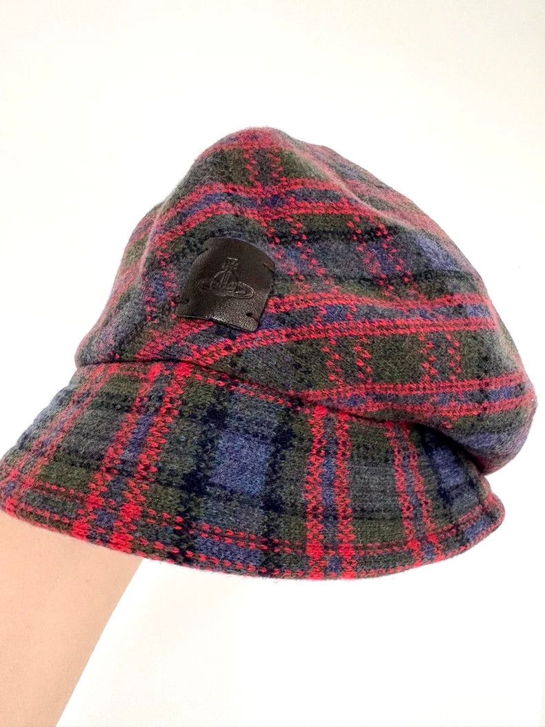 Vivienne Westwood Vivienne Westwood Old-fashioned checked newsboy hat Size ONE SIZE - 2 Thumbnail