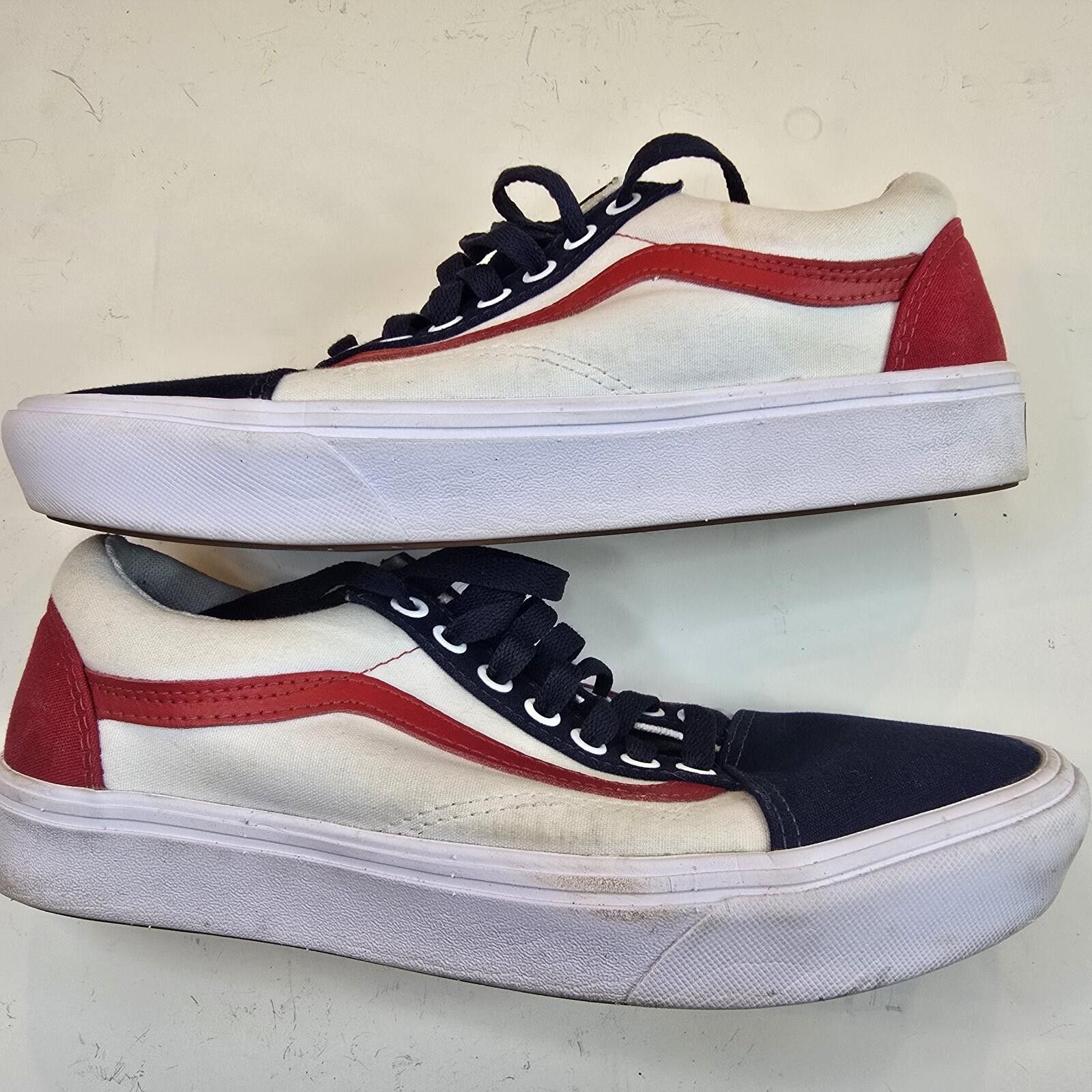 Vans Vans ComfyCush Men's 8 Red White Blue Athletic Sneakers Size US 8 / EU 41 - 2 Thumbnail