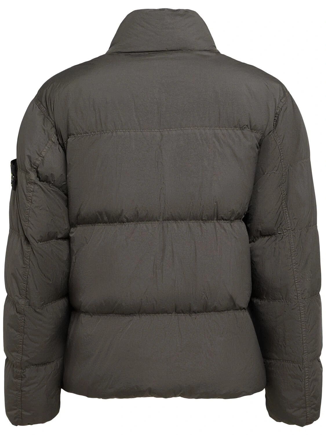 STONE ISLAND $1200 Lead Gray Down Jacket New & Authentic