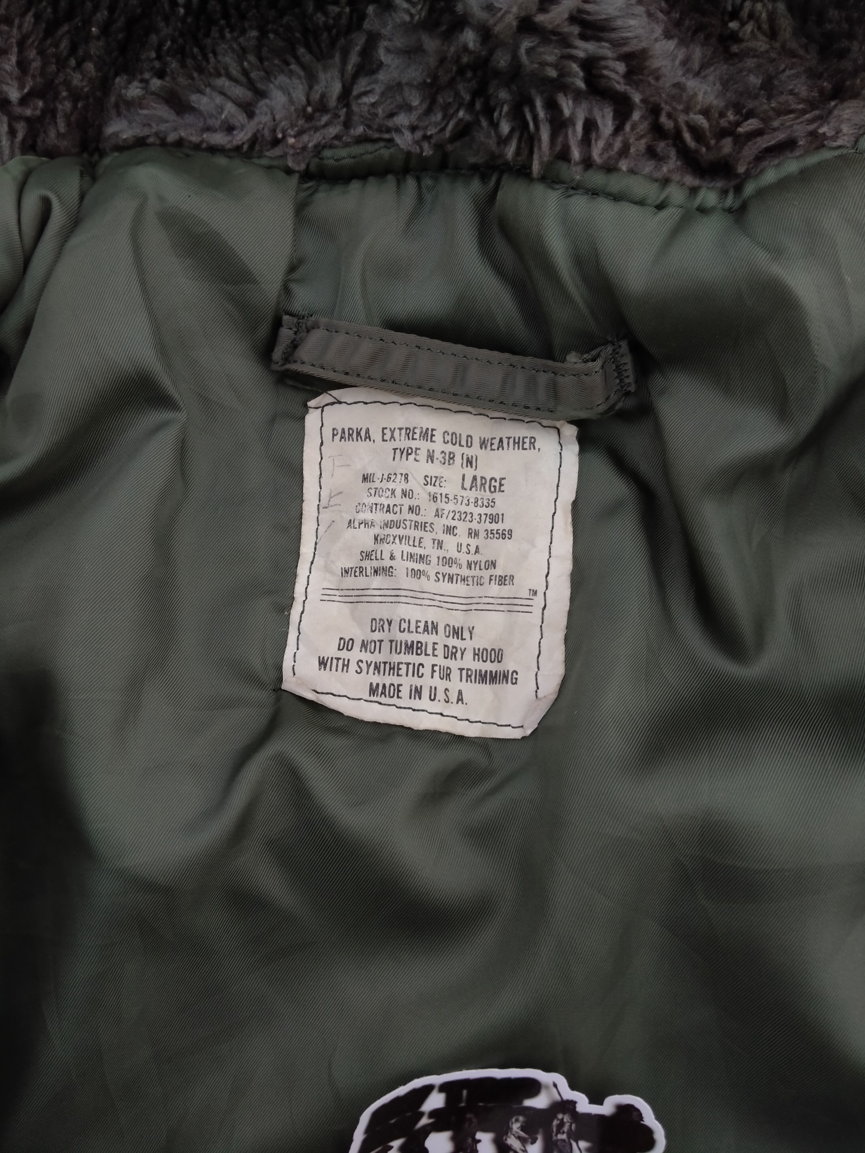 Alpha Industries 🇺🇸Vintage Alpha Industries 90s N-3B Parka Size US L / EU 52-54 / 3 - 7 Thumbnail