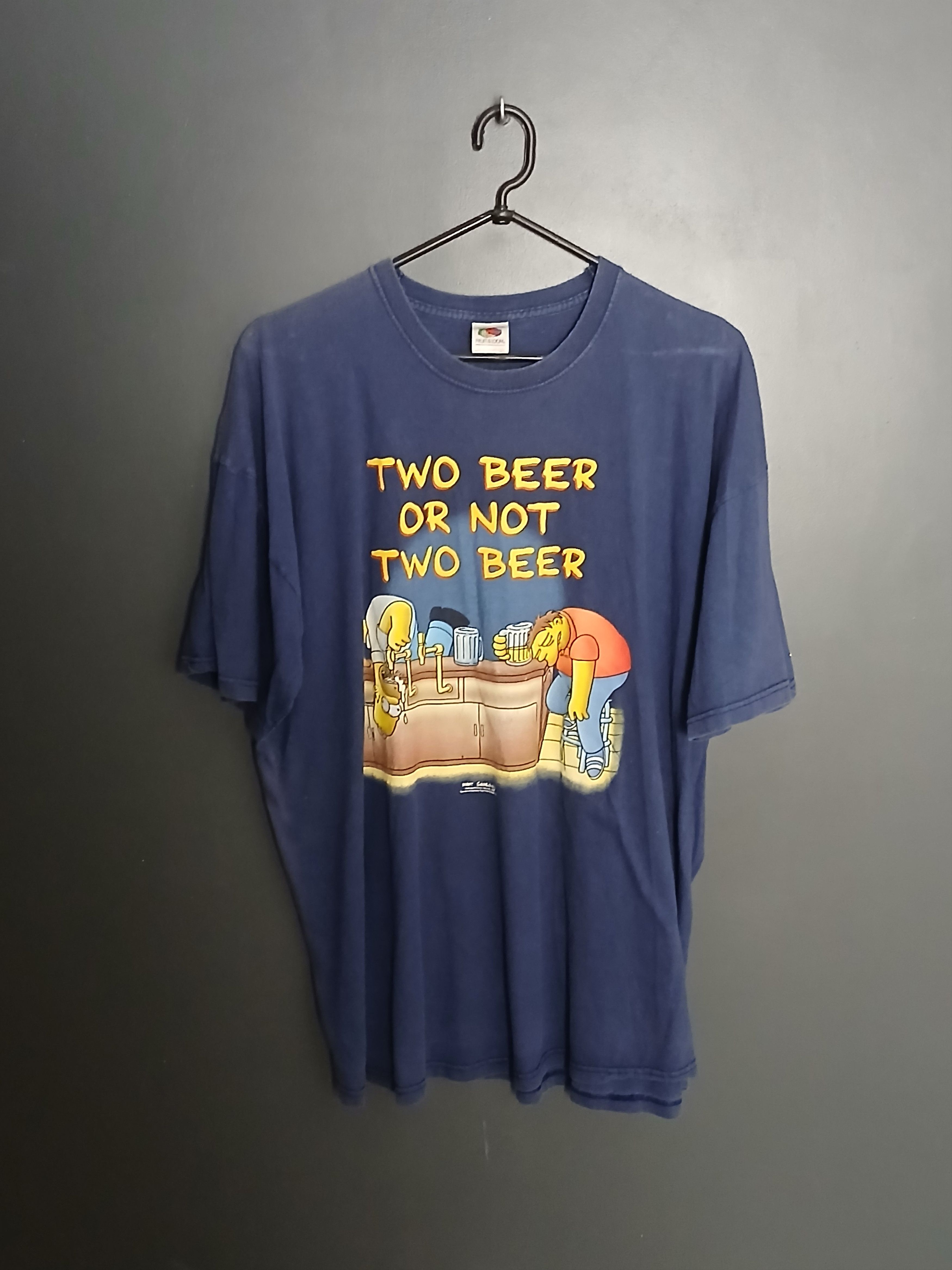 Cartoon Network × The Simpsons × Vintage Vintage 1998 The Simpsons Homer Simpson T-Shirt Size US XXL / EU 58 / 5 - 1 Thumbnail