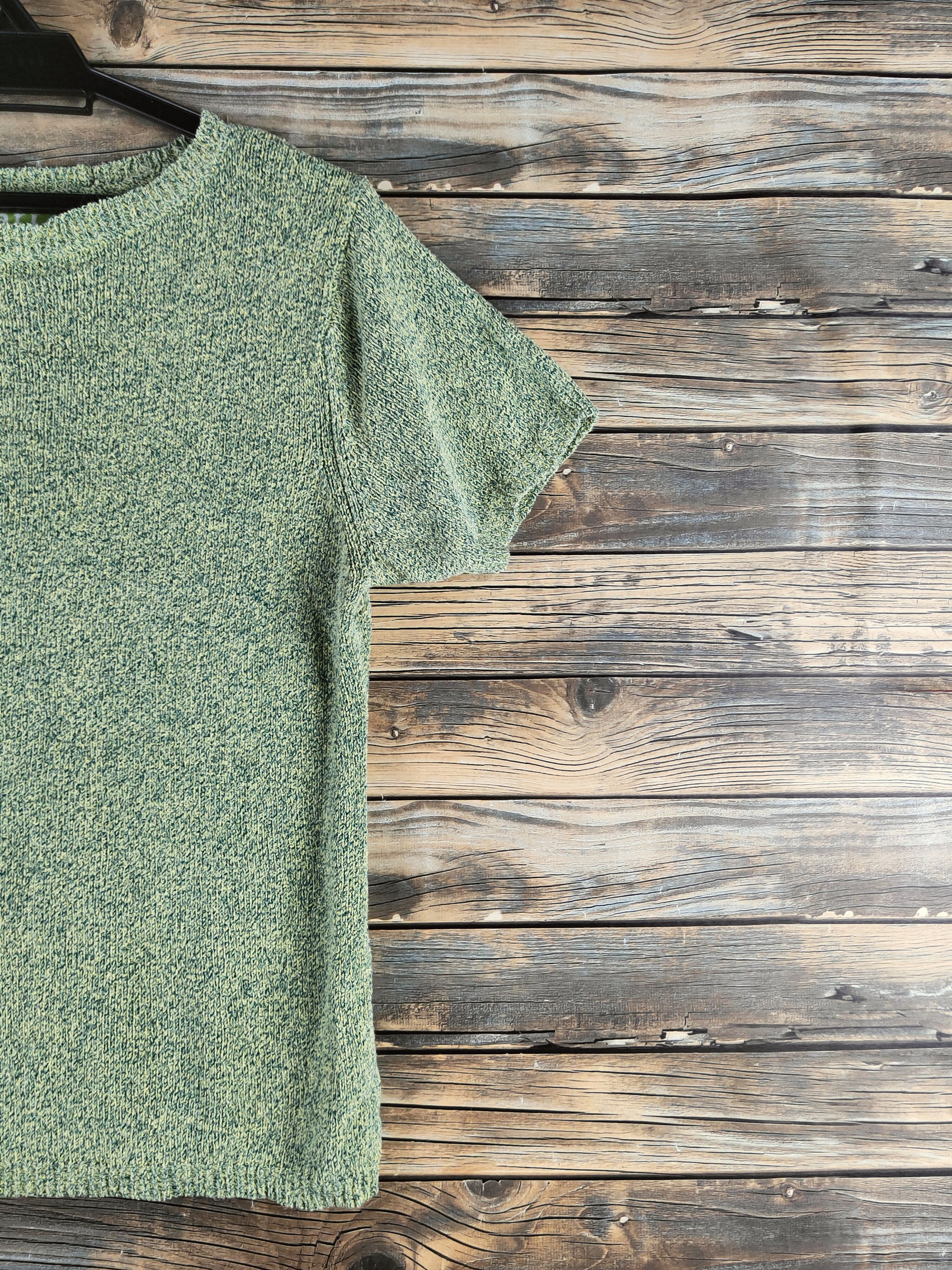 Junko Shimada DL Junko Shimada Green Knitwear japan vintage Tee #46-977 Size US S / EU 44-46 / 1 - 5 Thumbnail