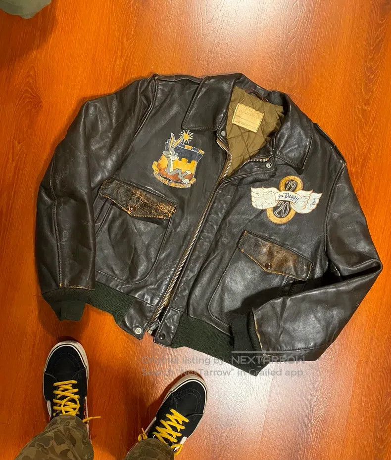 Schott Schott A-2 cowhide flight jacket Size US XS / EU 42 / 0 - 3 Thumbnail