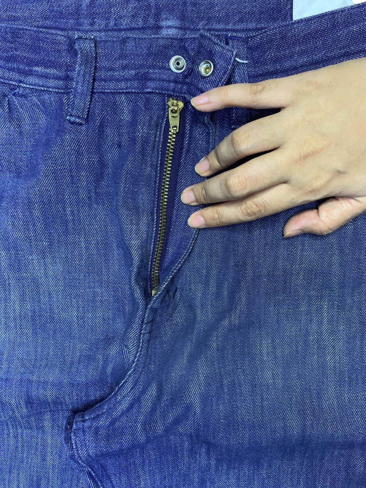 Japanese Brand SALES🔥Vintage Japanese Brand Blue Wash Baggy Jeans Size US 32 / EU 48 - 3 Thumbnail