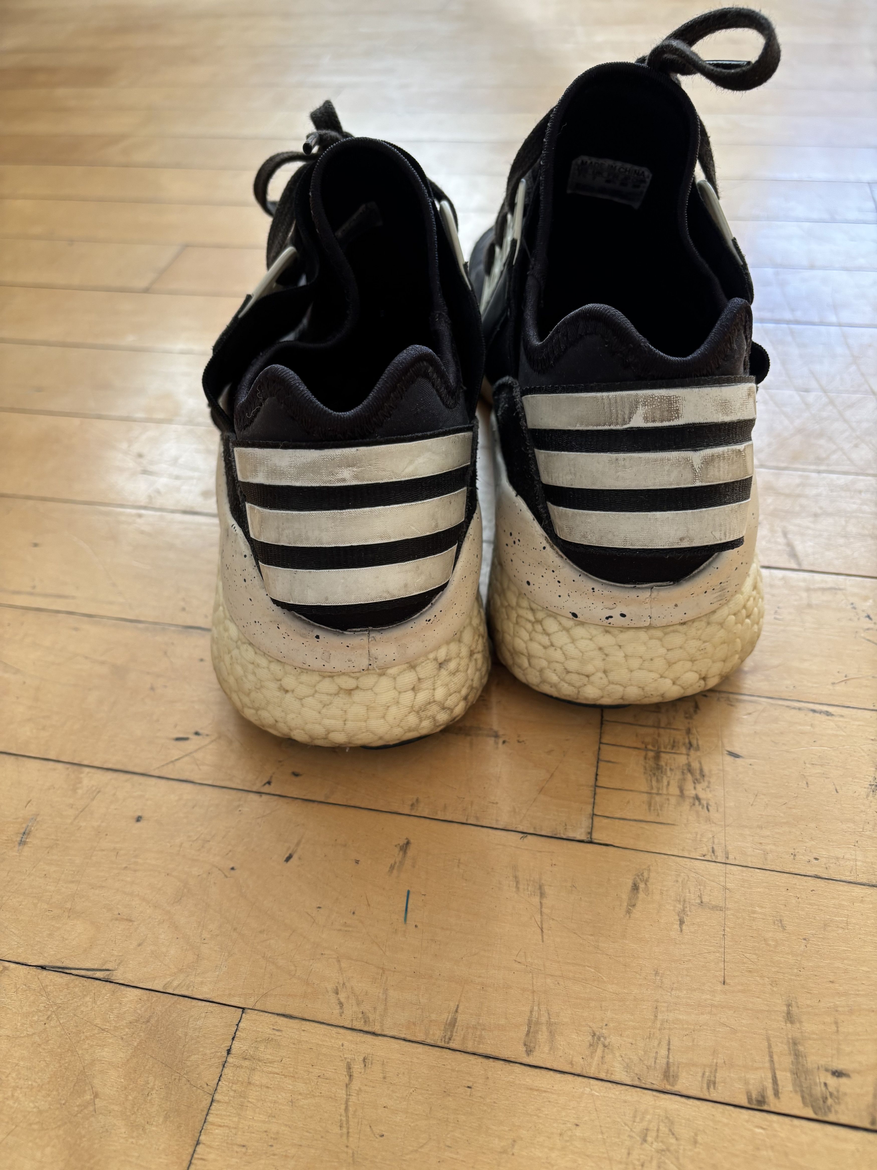 Y-3 Adidas Y3 Retro Boost Black White Size US 7.5 / EU 40-41 - 4 Thumbnail