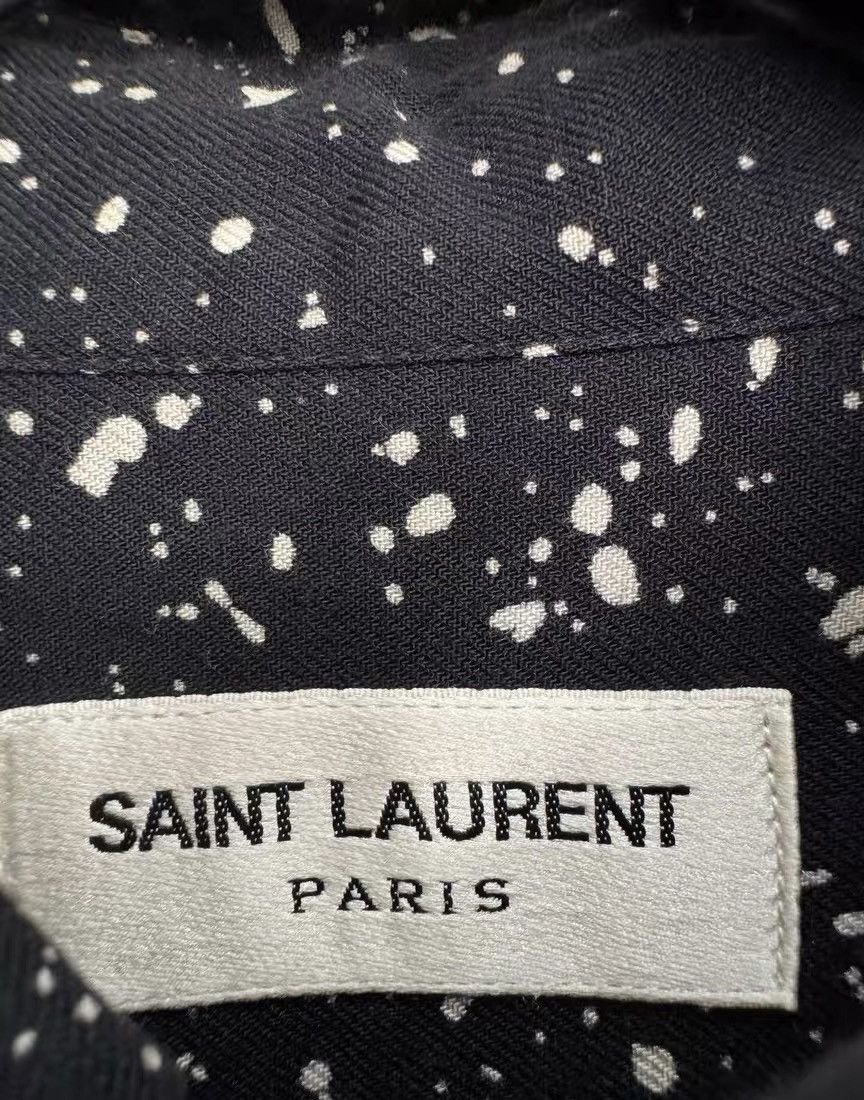 Saint Laurent Paris Saint Laurent slp Saint Laurent starry shirt dress Size ONE SIZE - 3 Thumbnail