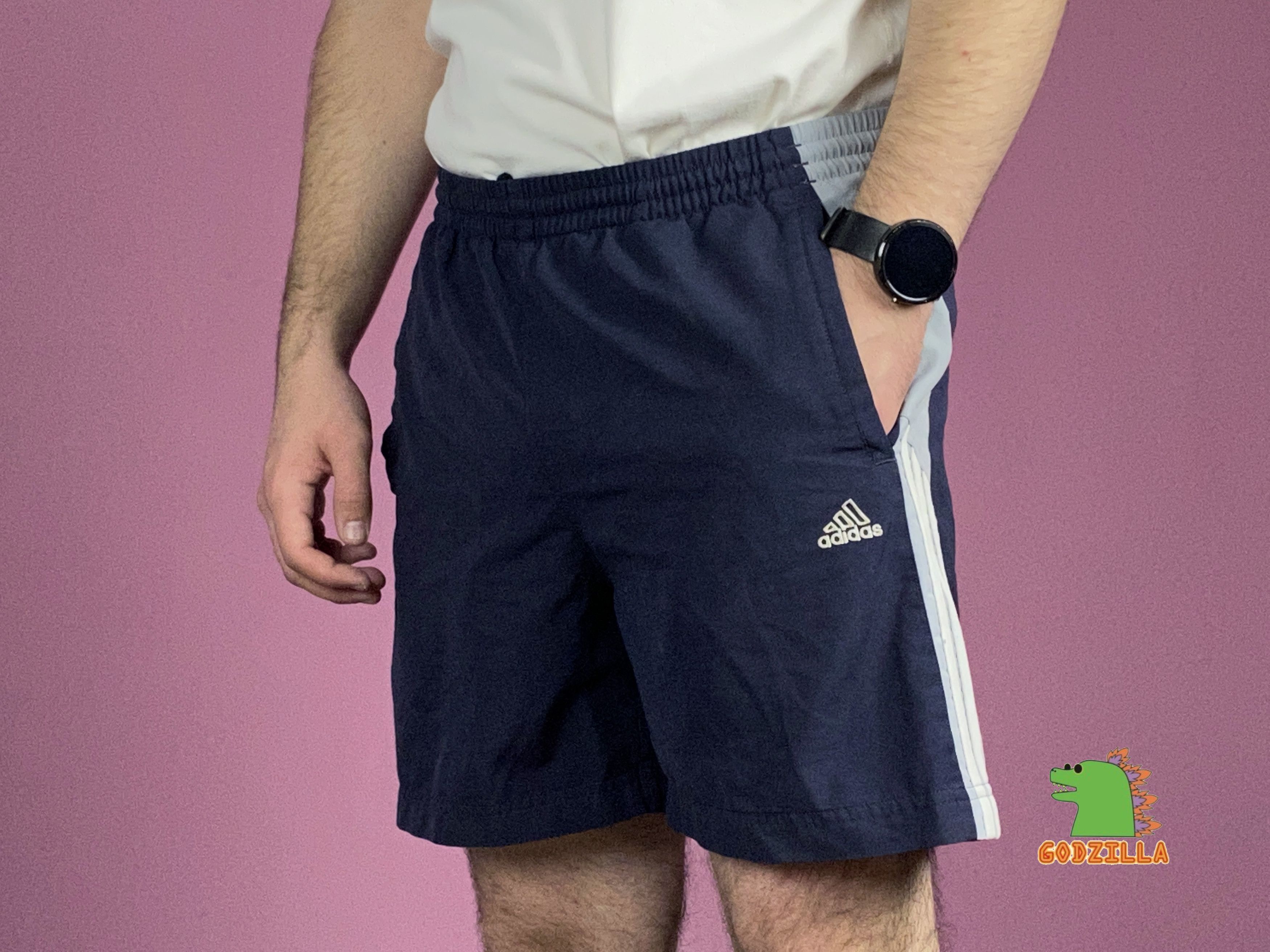 Adidas × Vintage Adidas Vintage Men's Sport Shorts - S Size US 32 / EU 48 - 2 Thumbnail