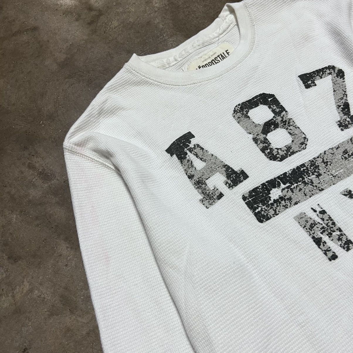 Aeropostale Vintage Aeropostale Long Sleeve Thermal Shirt Aero AE87 Y2K Size US XL / EU 56 / 4 - 3 Thumbnail