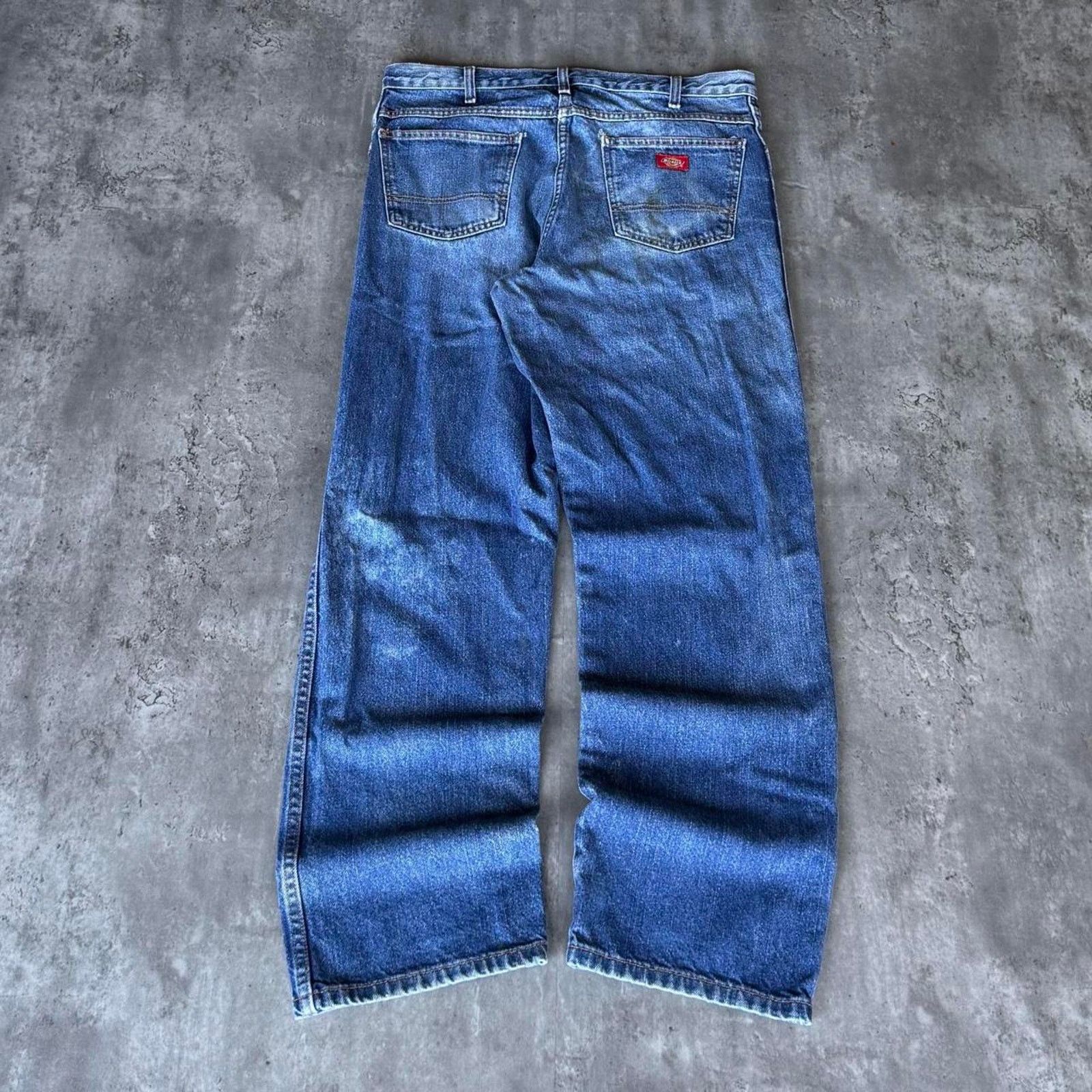 Carhartt × Dickies × Vintage Vintage Y2K Carhartt Style Baggy Carpenter Denim Jeans Size US 37 - 1 Thumbnail