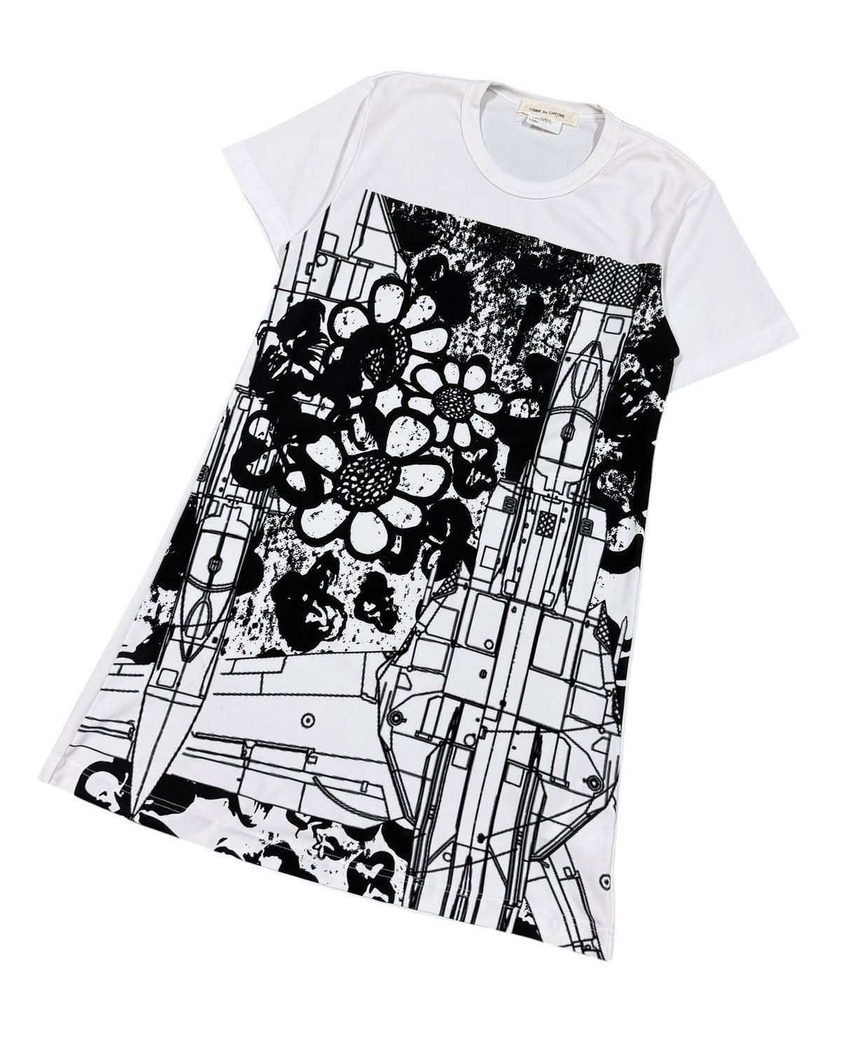 Comme des Garcons AD2017 Comme Des Garcons Graphics Print Mesh Long T-Shirt Size S / US 4 / IT 40 - 6 Thumbnail