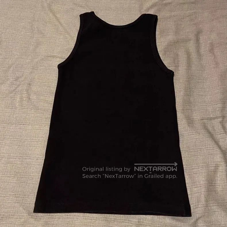 Junya Watanabe Junya Watanabe Black Ribbed Tank Top Size US L / EU 52-54 / 3 - 2 Thumbnail