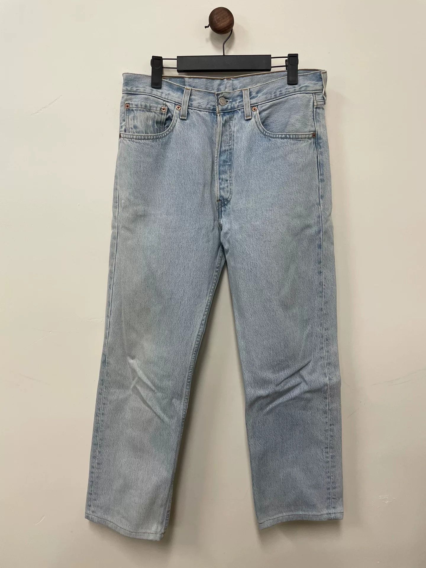 Vintage Vintage Levis 501 Ice Blue Jeans Size US 32 / EU 48 - 1 Thumbnail