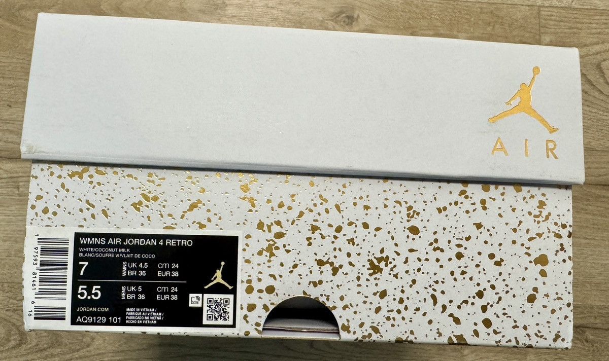 Jordan Brand Air Jordan 4 Retro Vivid Sulfur Size US 5.5 / EU 38 - 7 Thumbnail