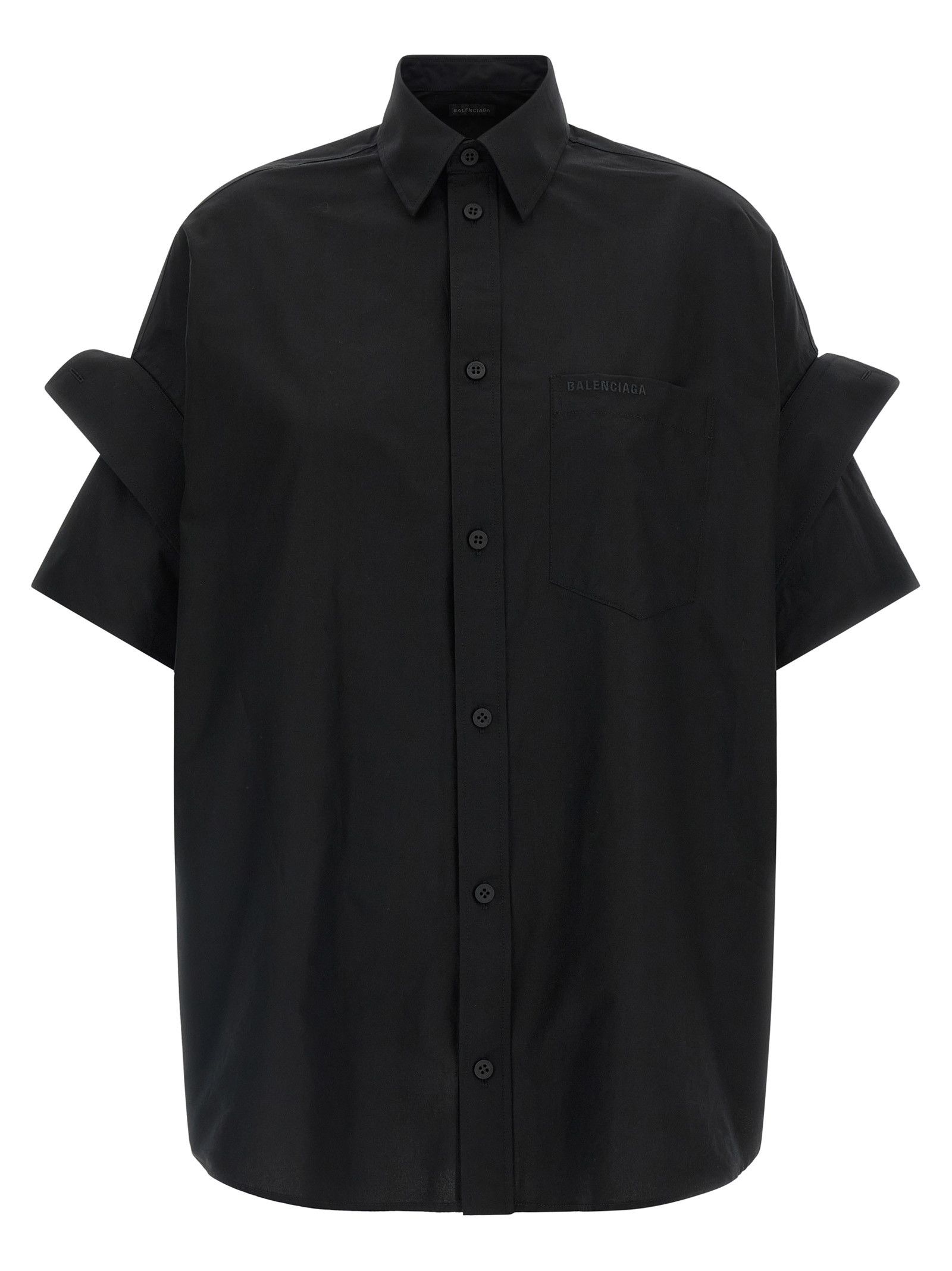 Balenciaga Turned-up cuffed shirt Size XS / US 0-2 / IT 36-38 - 1 Thumbnail