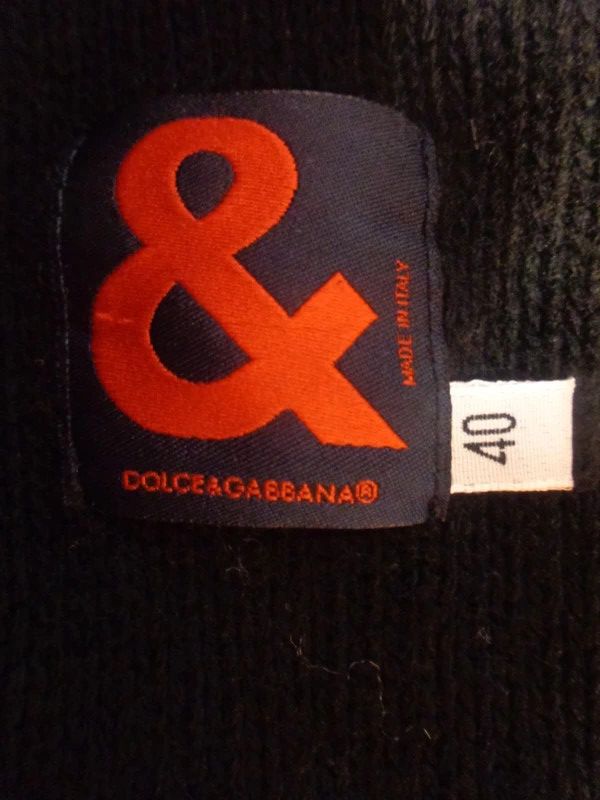 Dolce & Gabbana Dolce & Gabbana Grey & Black Wool Zip Up Hoodie Size US S / EU 44-46 / 1 - 3 Thumbnail