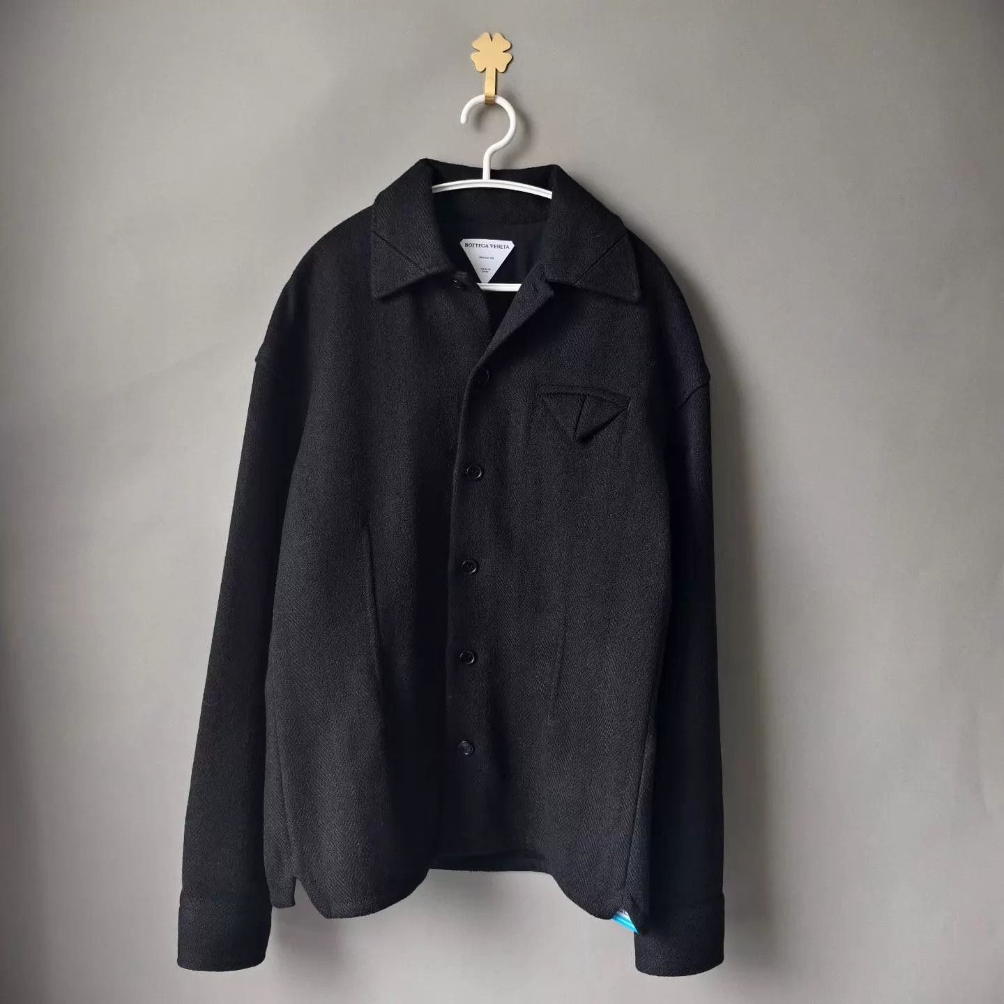 Bottega Veneta BOTTEGA VENETA triangle logo wool jacket 46 Size US S / EU 44-46 / 1 - 1 Thumbnail